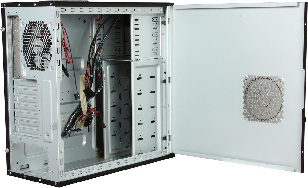 Alt view image 5 of 10 - Antec Three Hundred Illusion Black Steel ATX Mid Tower Computer Case