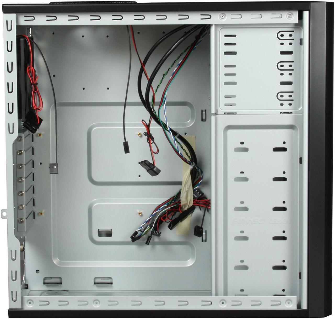 Alt view image 6 of 10 - Antec Three Hundred Illusion Black Steel ATX Mid Tower Computer Case