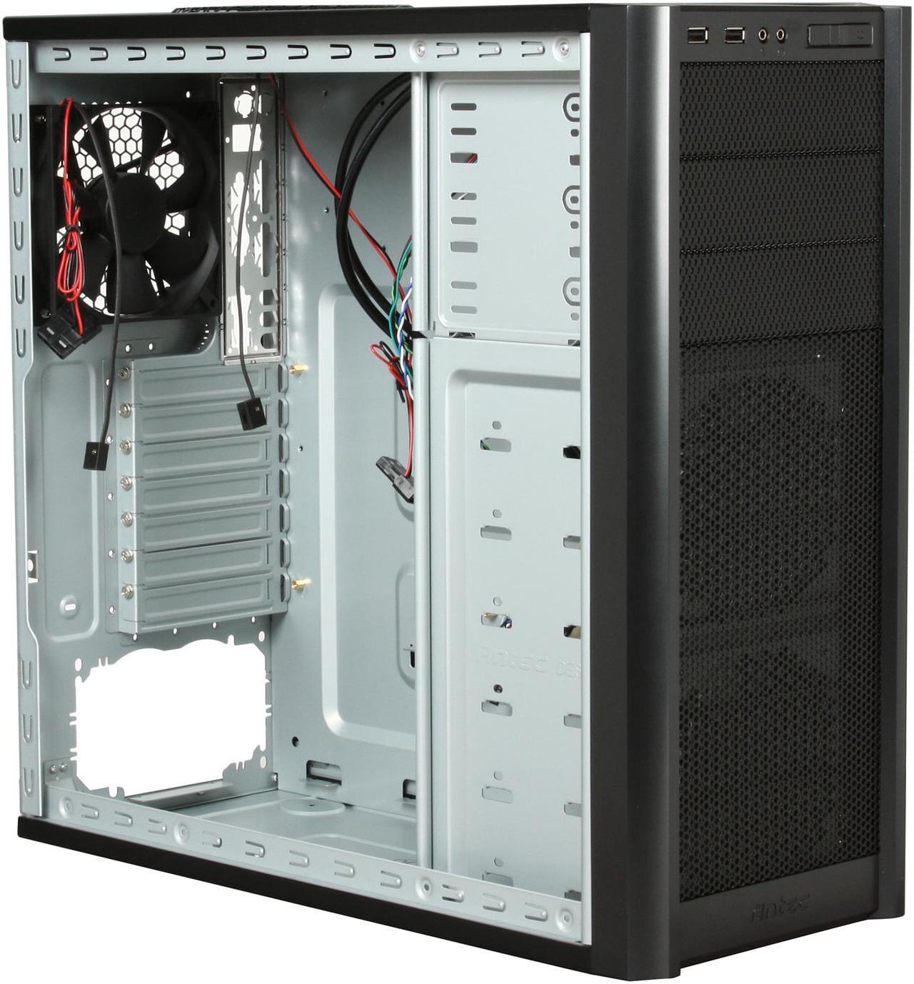 Alt view image 7 of 10 - Antec Three Hundred Illusion Black Steel ATX Mid Tower Computer Case