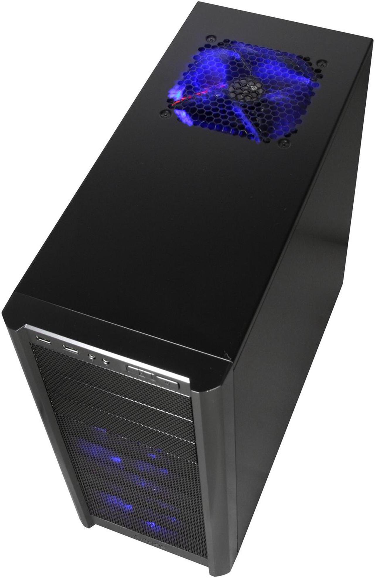 Alt view image 8 of 10 - Antec Three Hundred Illusion Black Steel ATX Mid Tower Computer Case