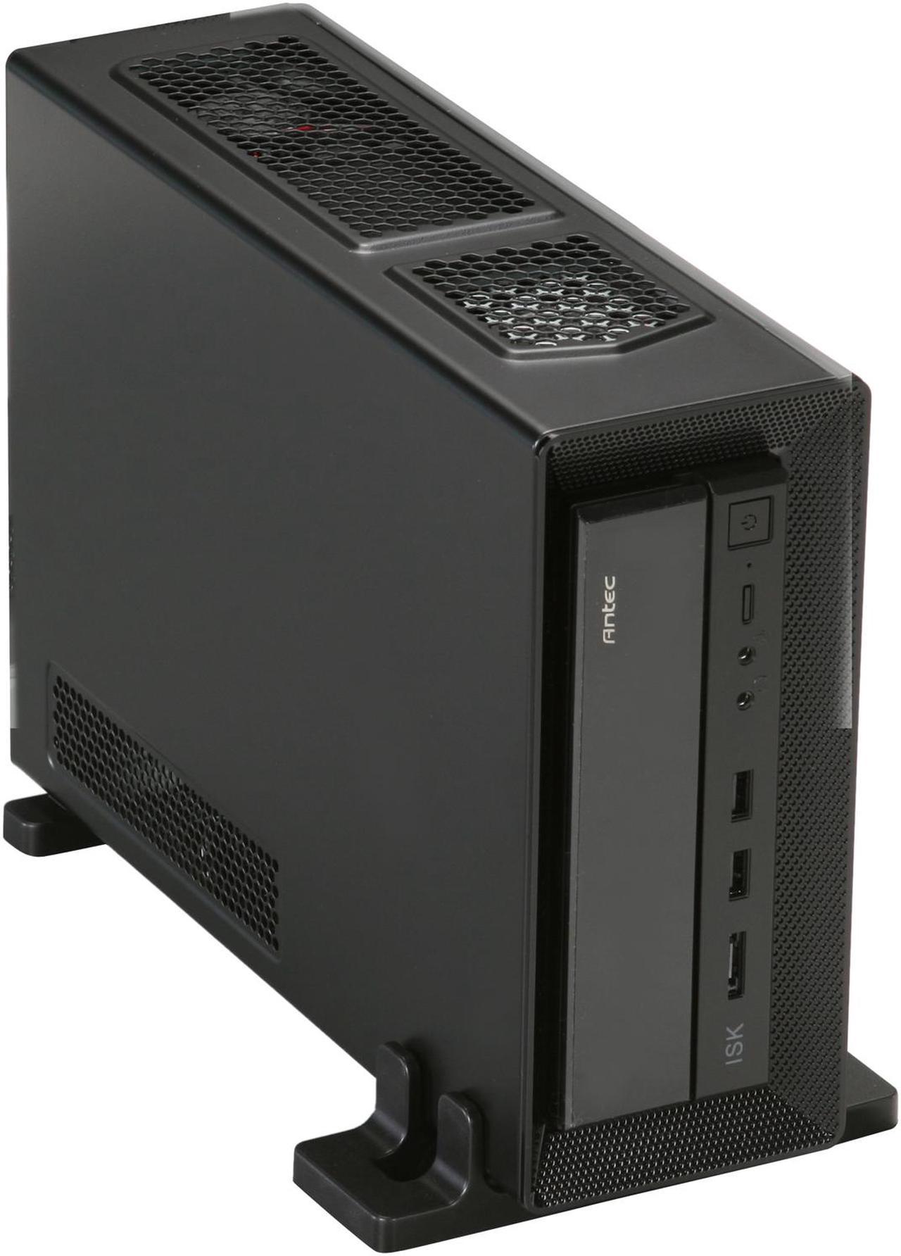 Antec ISK Series ISK 300-150 Black 0.8mm Cold Rolled Steel Mini-ITX Desktop Computer Case 150W Power Supply