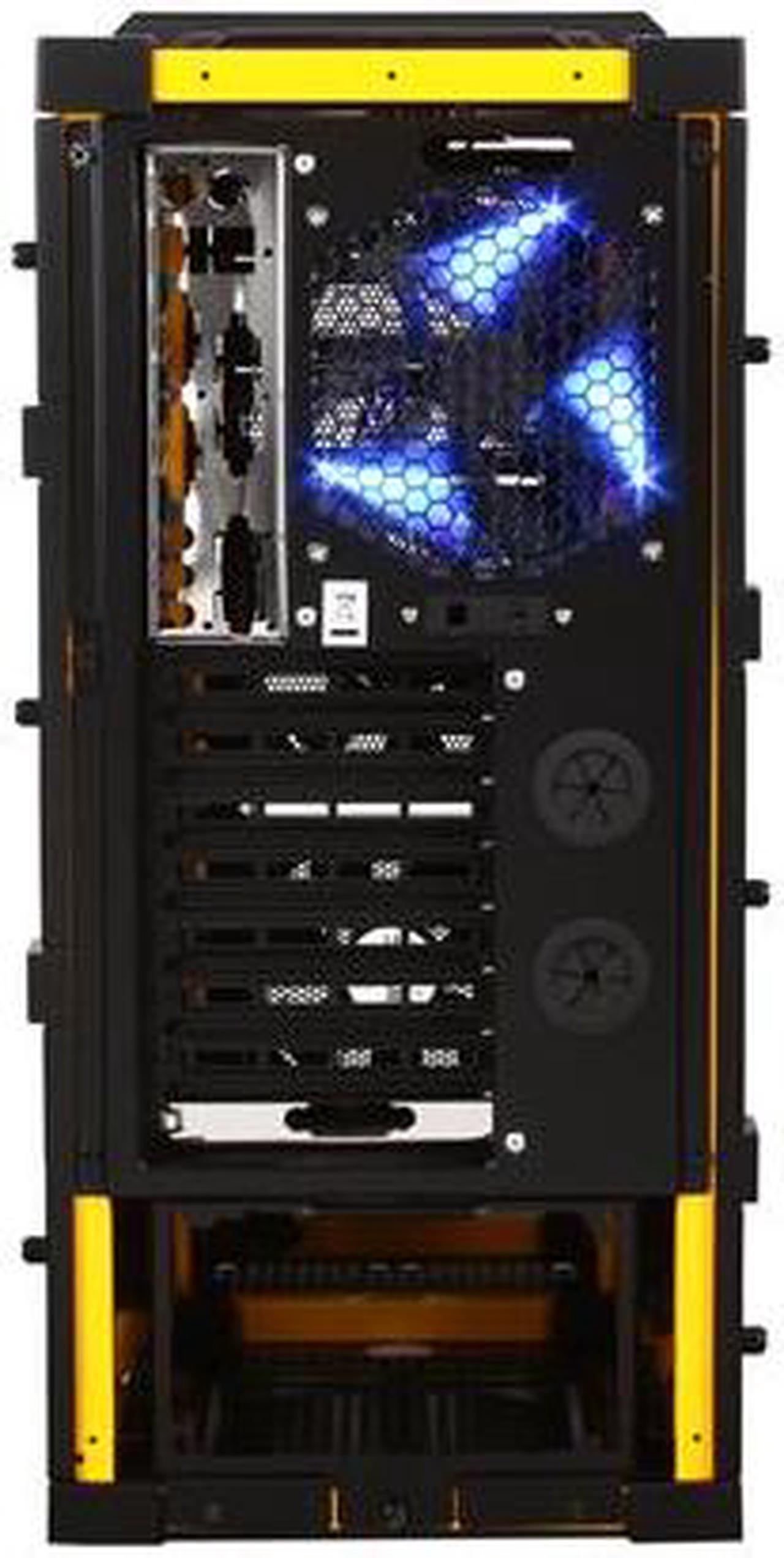 Alt view image 9 of 10 - Antec Lanboy air Yellow Black / Yellow Steel / Plastic ATX Mid Tower Computer Modular Case
