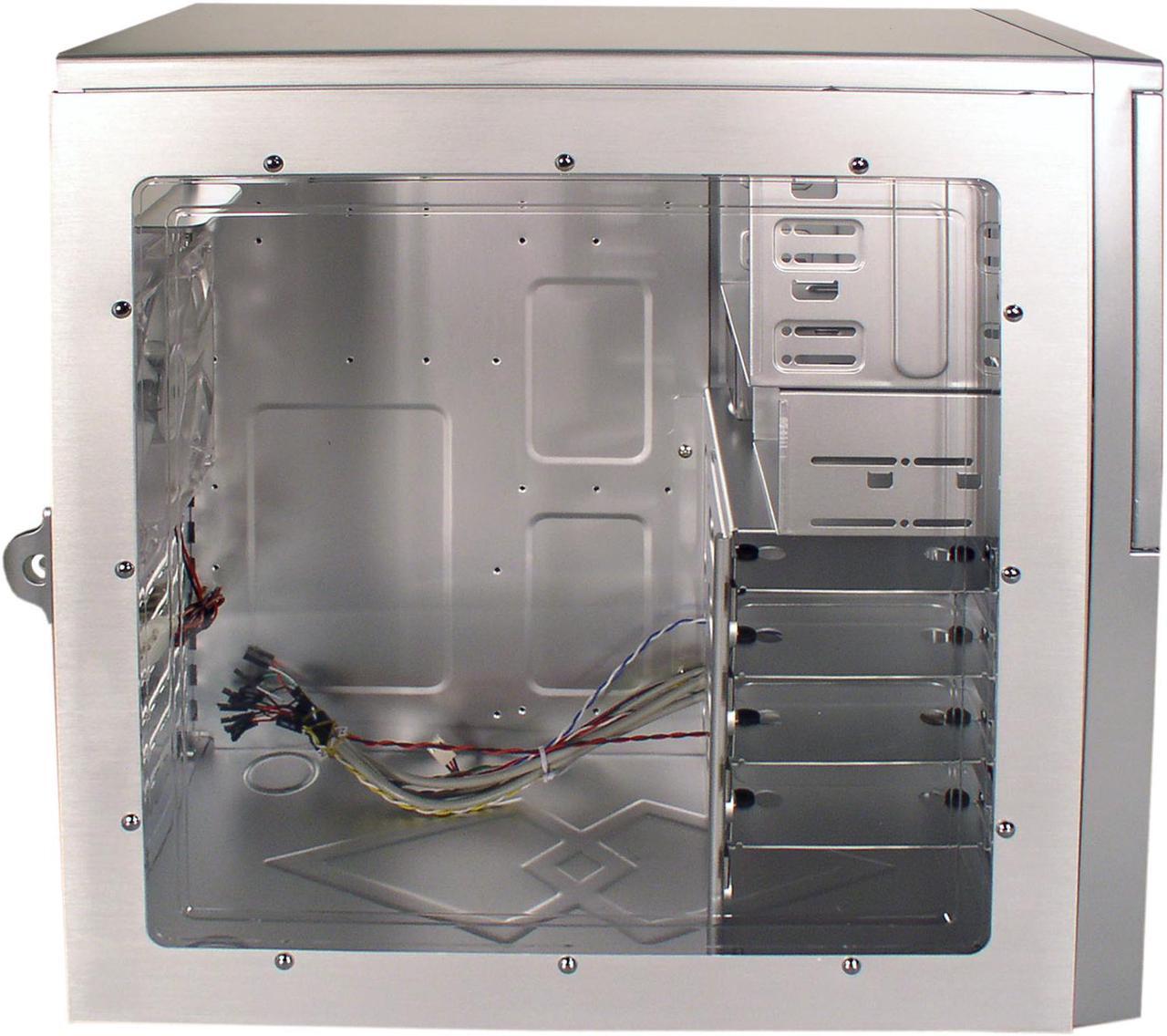 Alt view image 4 of 10 - Antec SUPER LANBOY Silver anodized aluminum ATX Mini Tower Computer Case