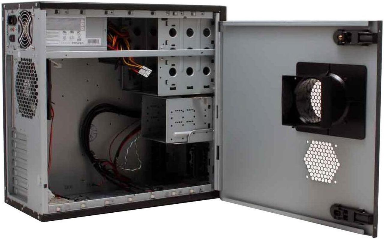 Alt view image 9 of 15 - Antec Performance TX640B Black Steel ATX Mini Tower Computer Case 400W Power Supply