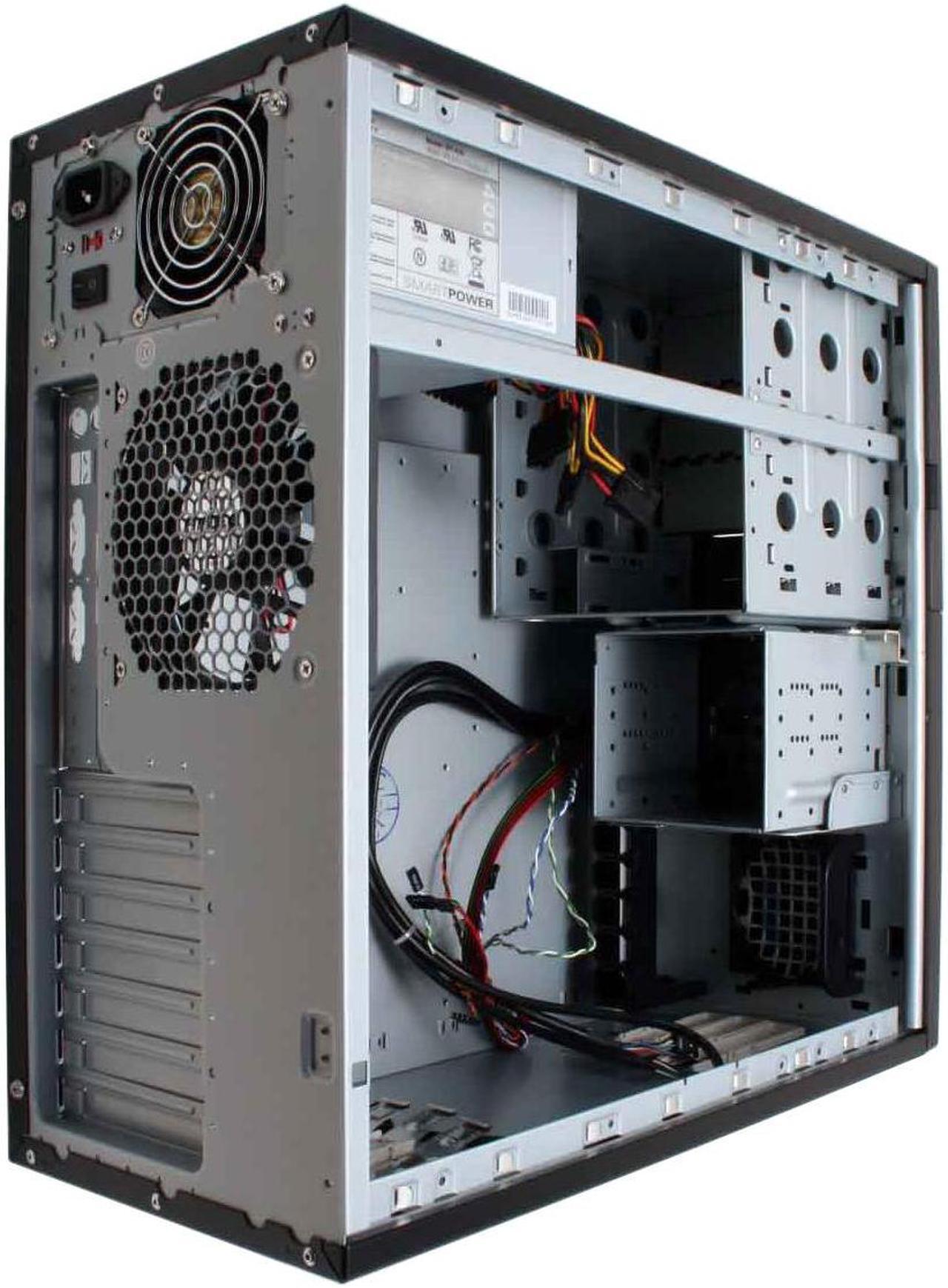 Alt view image 10 of 15 - Antec Performance TX640B Black Steel ATX Mini Tower Computer Case 400W Power Supply