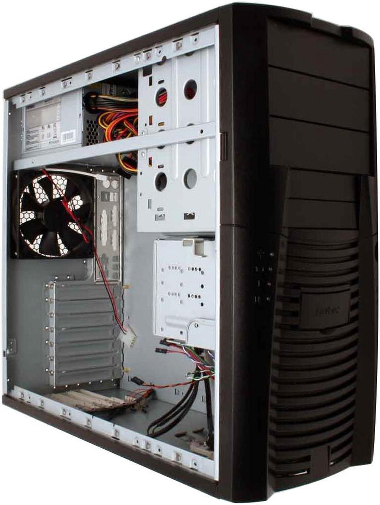 Alt view image 11 of 15 - Antec Performance TX640B Black Steel ATX Mini Tower Computer Case 400W Power Supply