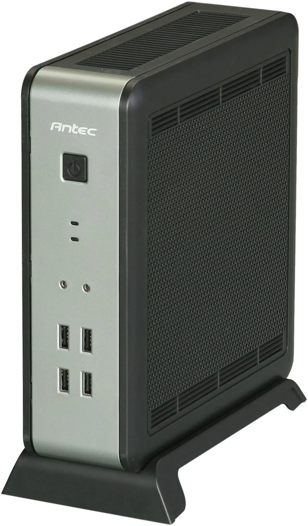 Main image of Antec ISK 110 VESA Black ABS plastic / 0.8 mm SECC Mini-ITX Desktop Computer Case 90W External Adapter, Up to 92% Efficiency Power Supply