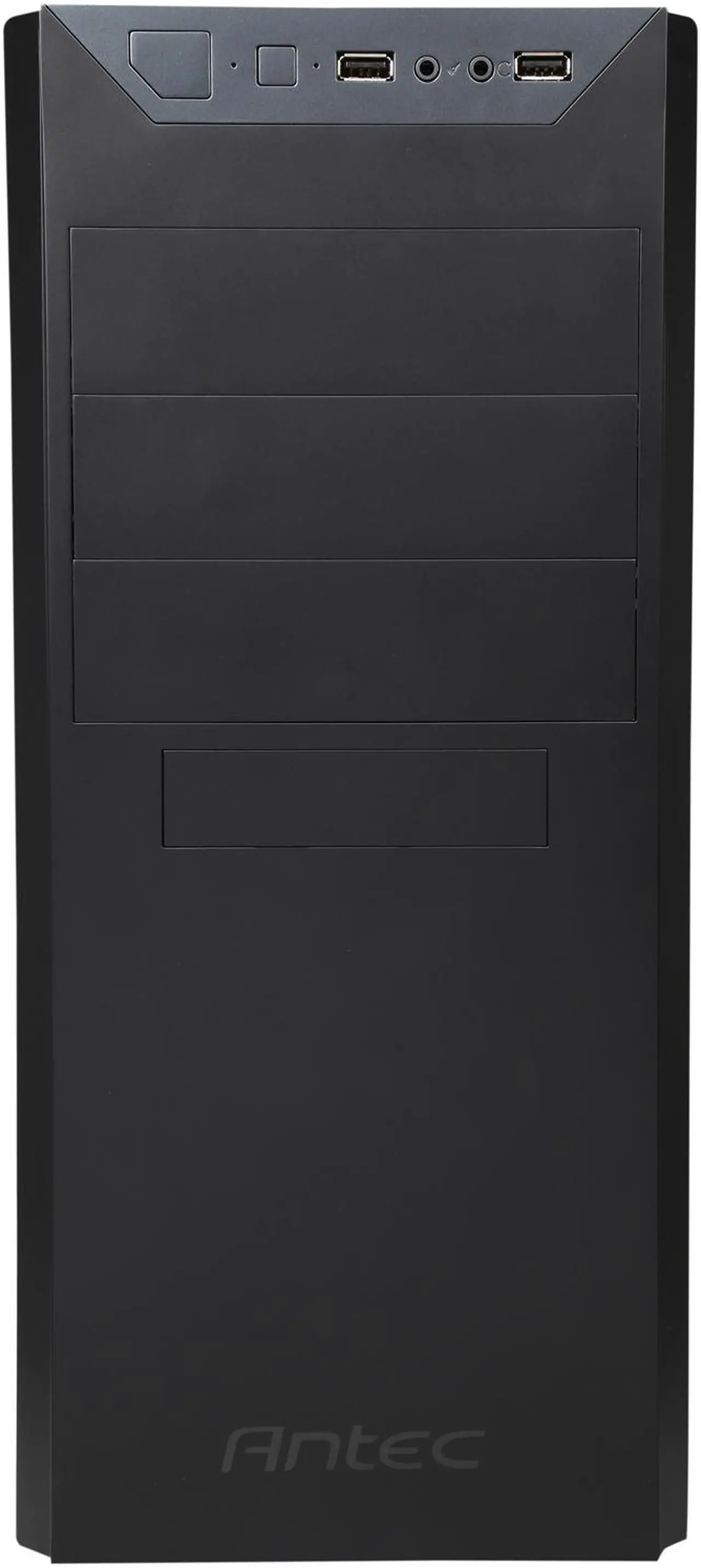 Alt view image 3 of 9 - Antec VSK4000E Black SGCC steel Micro ATX Mid Tower Computer Case
