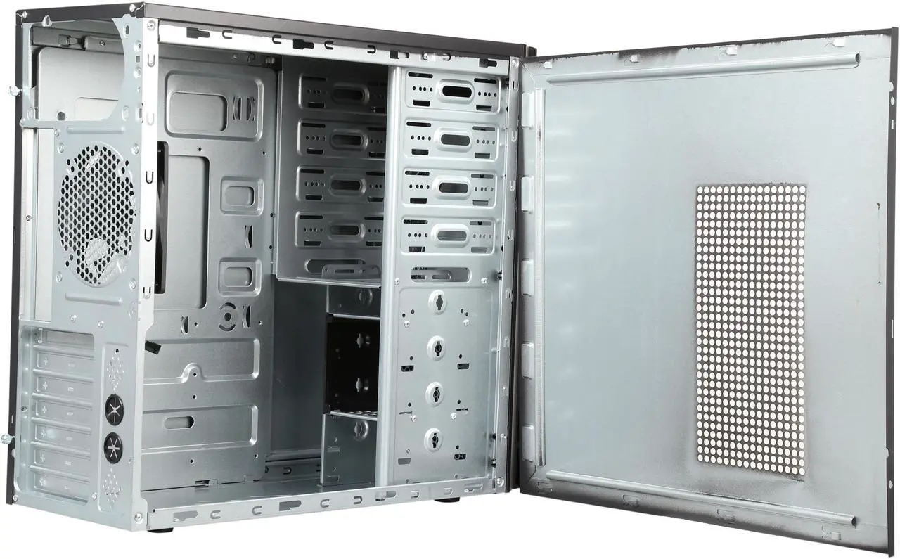 Alt view image 6 of 9 - Antec VSK4000E Black SGCC steel Micro ATX Mid Tower Computer Case