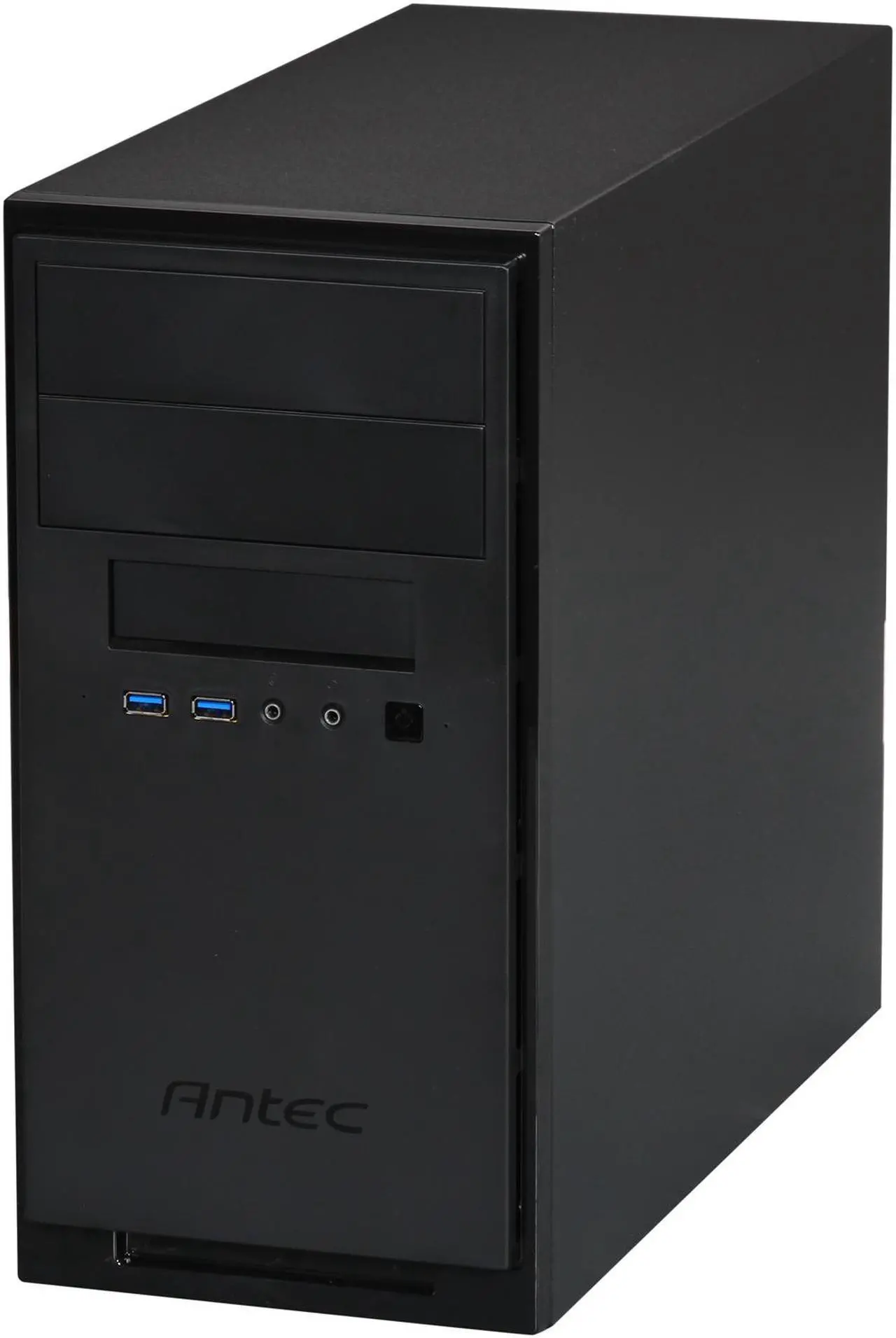 Alt view image 5 of 13 - Antec NSK3180 Black 0.7 SGCC Steel Micro ATX / Mini-ITX Computer Case 380W Power Supply