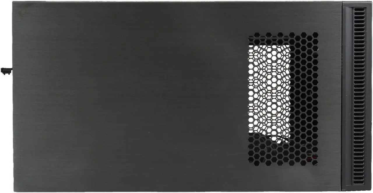 Alt view image 5 of 8 - Antec ISK600 Black Aluminum / Plastic Mini-ITX Tower Computer Case