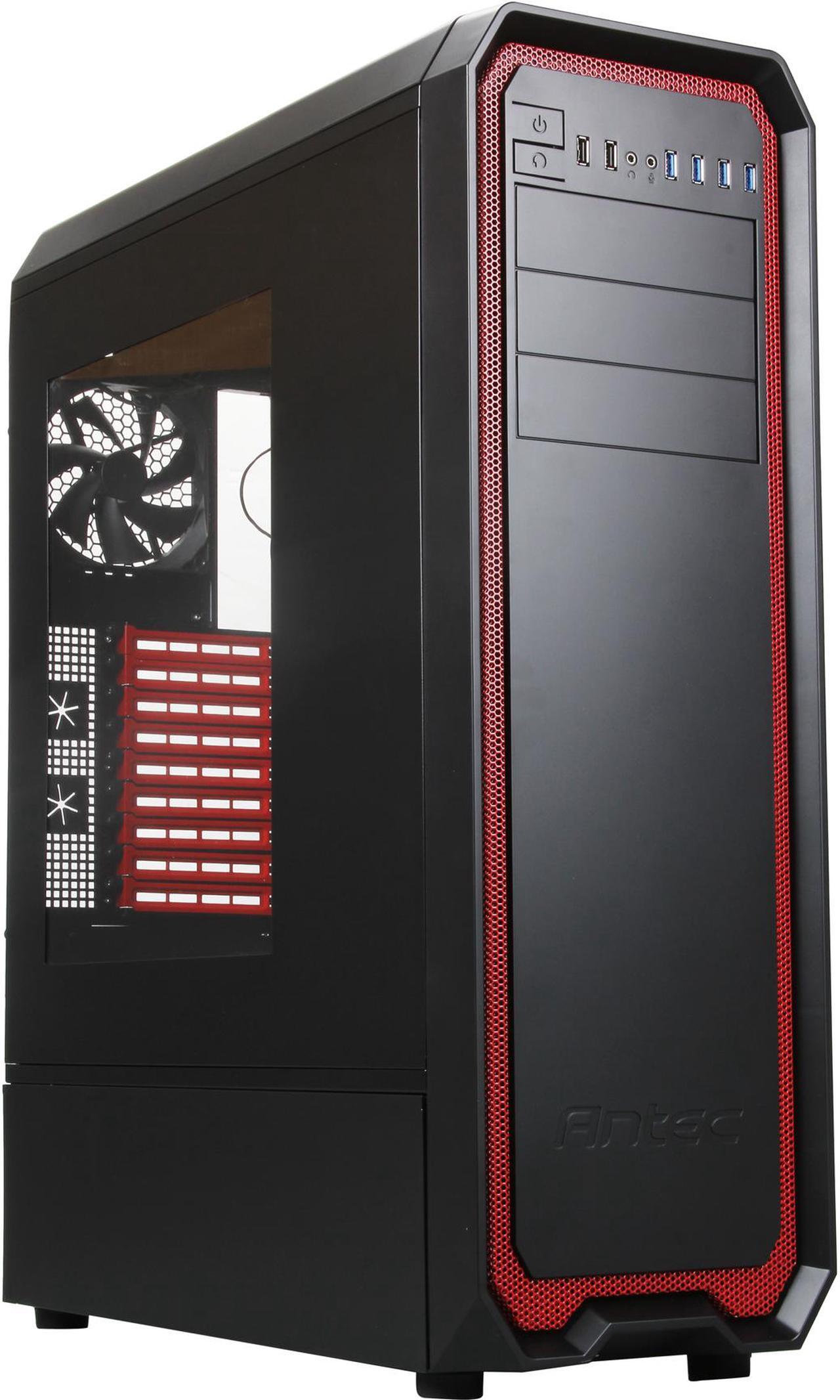 Main image of Antec Nineteen Hundred Red Black / Red SECC steel ATX Mid Tower Computer Case