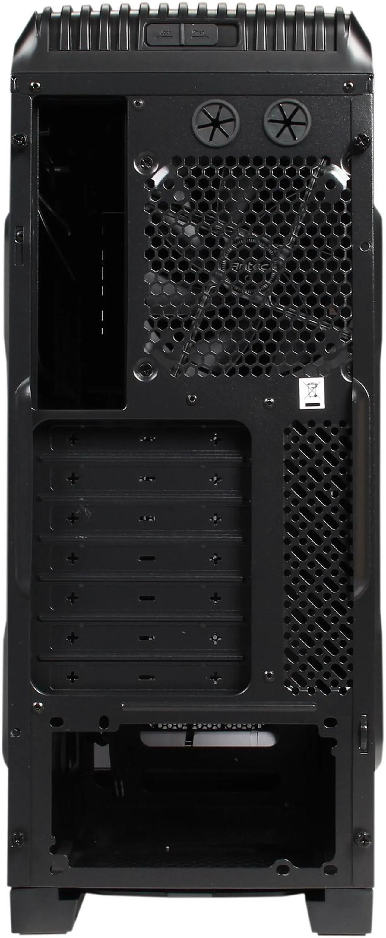 Alt view image 9 of 10 - Antec GX500 ILLUSION Black Computer Case