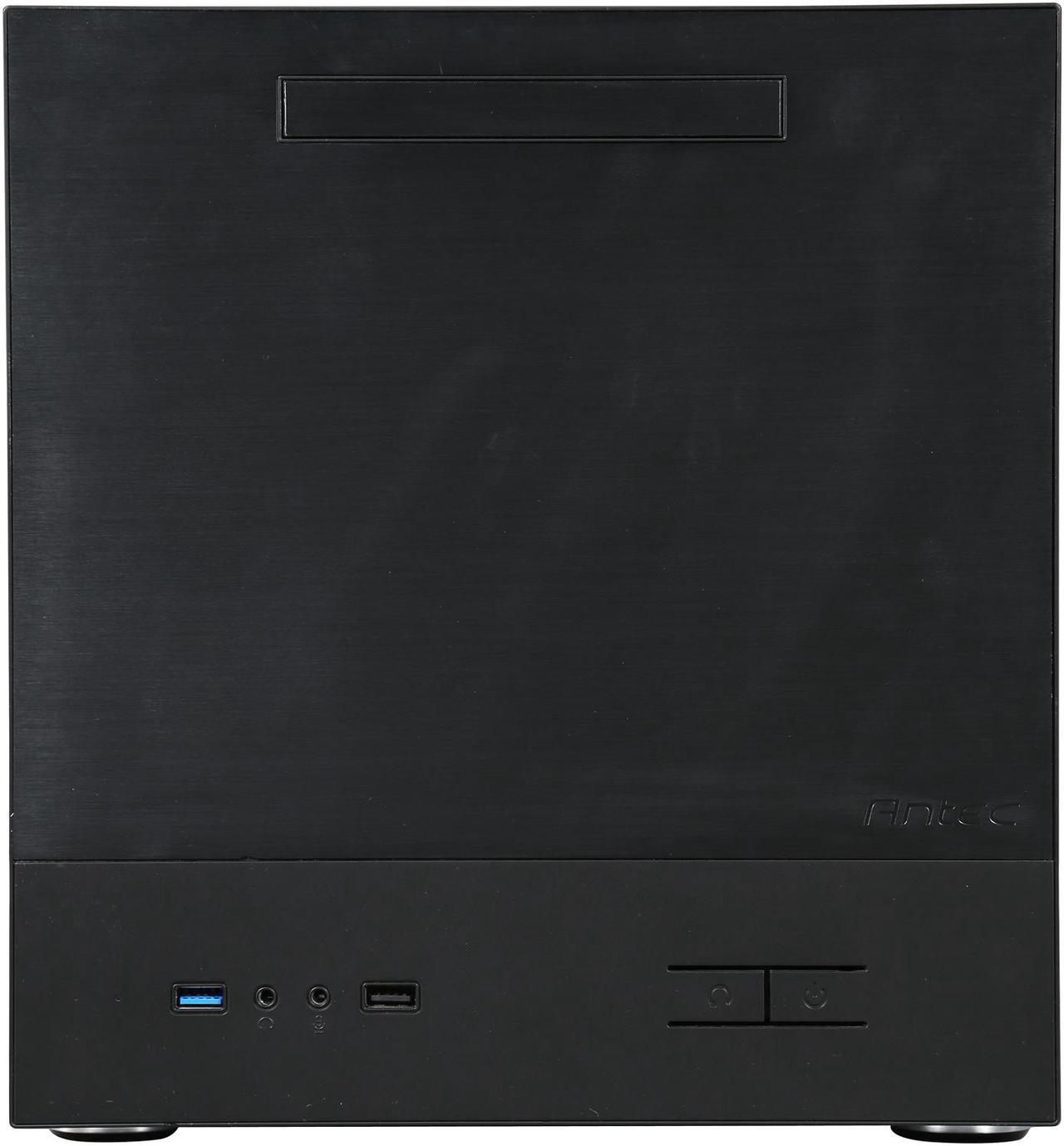 Alt view image 3 of 9 - Antec ISK 600M Black Aluminum / Plastic Micro ATX Computer Case