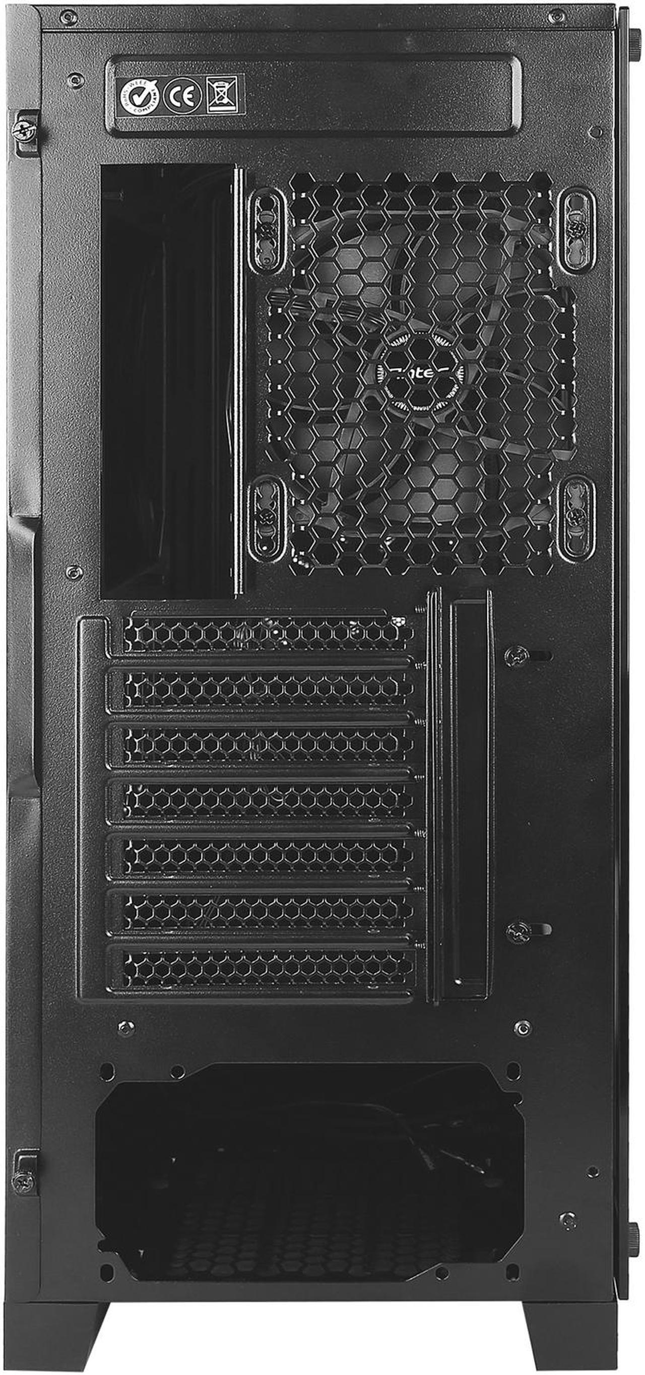 Alt view image 16 of 20 - Antec Dark Avenger DA601 E-ATX Mid Tower Case/ARGB Motherboard Sync/Tempered Glass/Prizm 120 ARGB Fan Included
