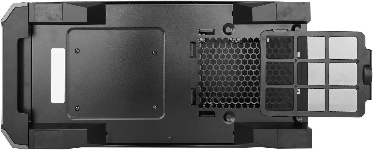 Alt view image 14 of 20 - Antec Dark Avenger DA601 E-ATX Mid Tower Case/ARGB Motherboard Sync/Tempered Glass/Prizm 120 ARGB Fan Included