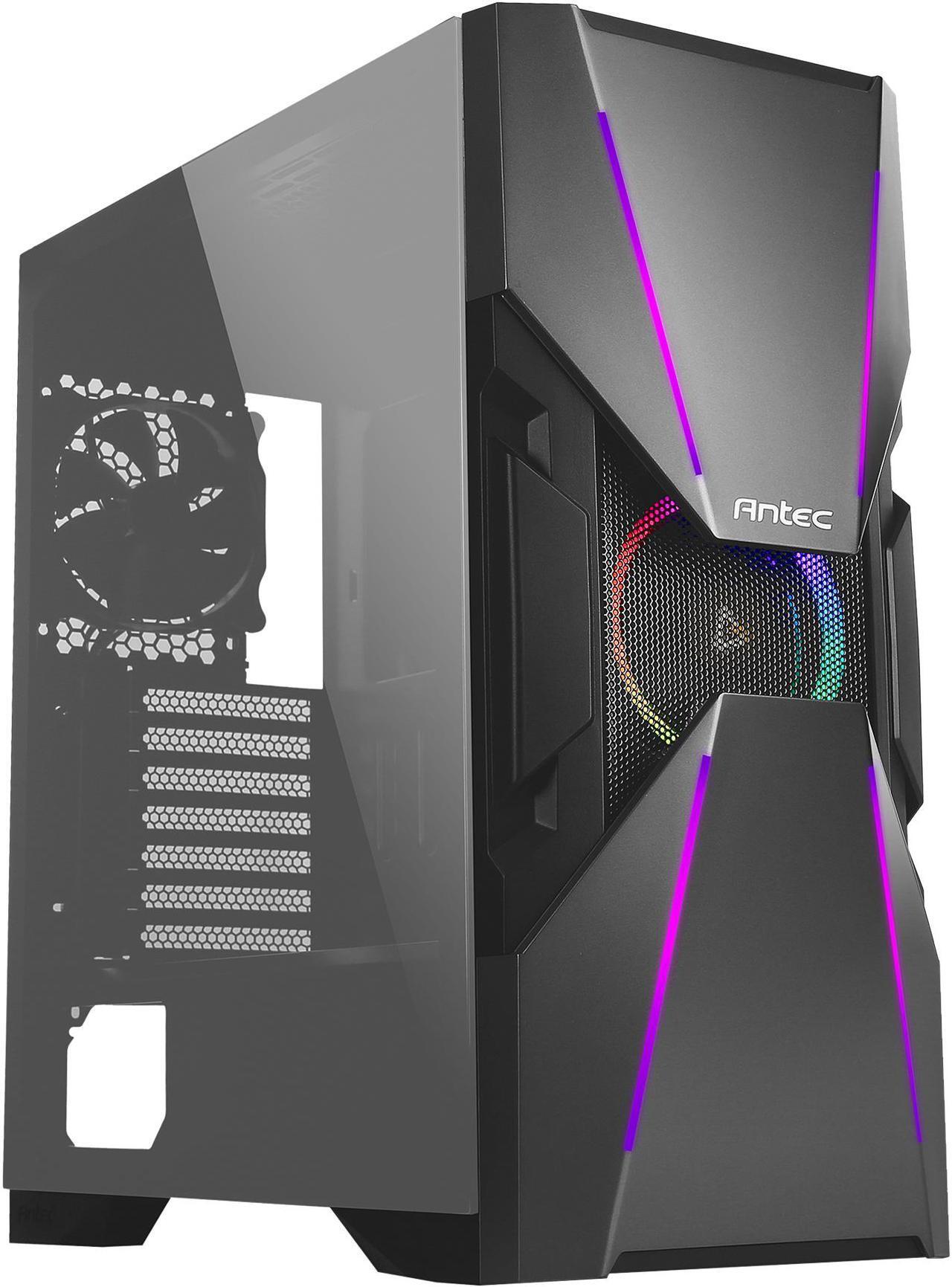 Main image of Antec Dark Avenger DA601 E-ATX Mid Tower Case/ARGB Motherboard Sync/Tempered Glass/Prizm 120 ARGB Fan Included