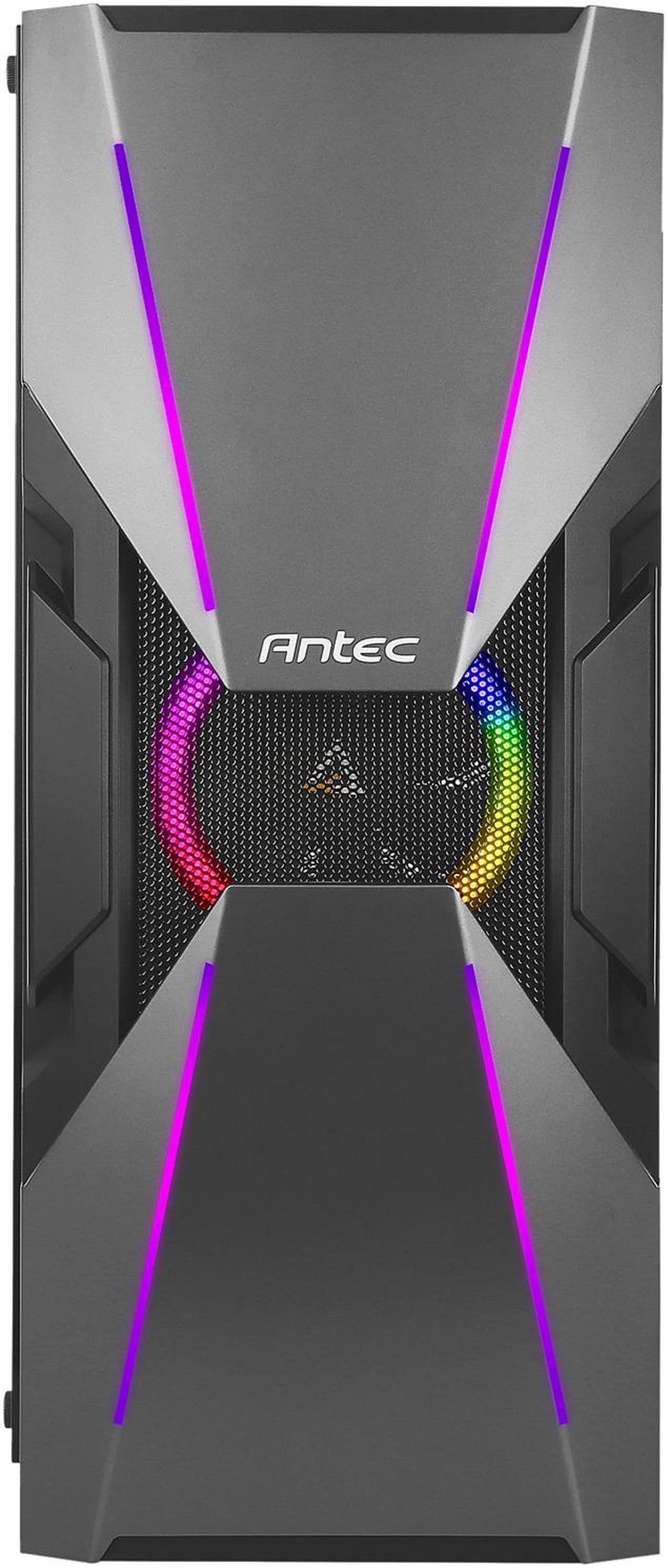 Alt view image 3 of 20 - Antec Dark Avenger DA601 E-ATX Mid Tower Case/ARGB Motherboard Sync/Tempered Glass/Prizm 120 ARGB Fan Included