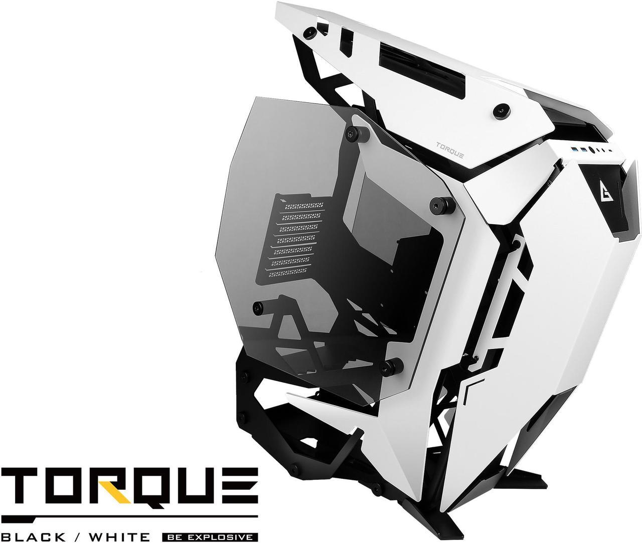 Antec TORQUE White / Black Aluminum ATX Mid Tower Computer Case/ Winner of iF Design Award 2019