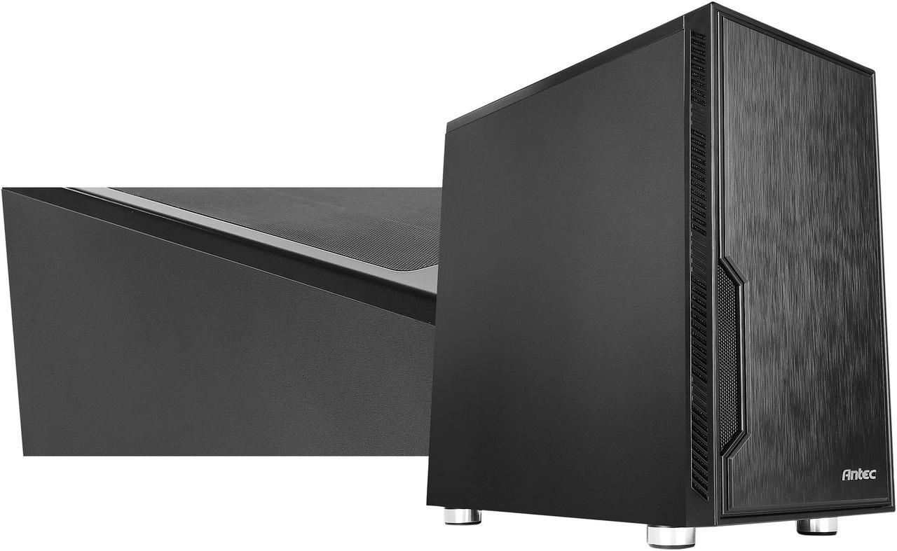 Alt view image 6 of 13 - Antec Value Solution Series VSK10 Highly Functional Micro-ATX Case, Support 4 x 140 mm Fan and 280 mm Radiator, 2 x USB3.0