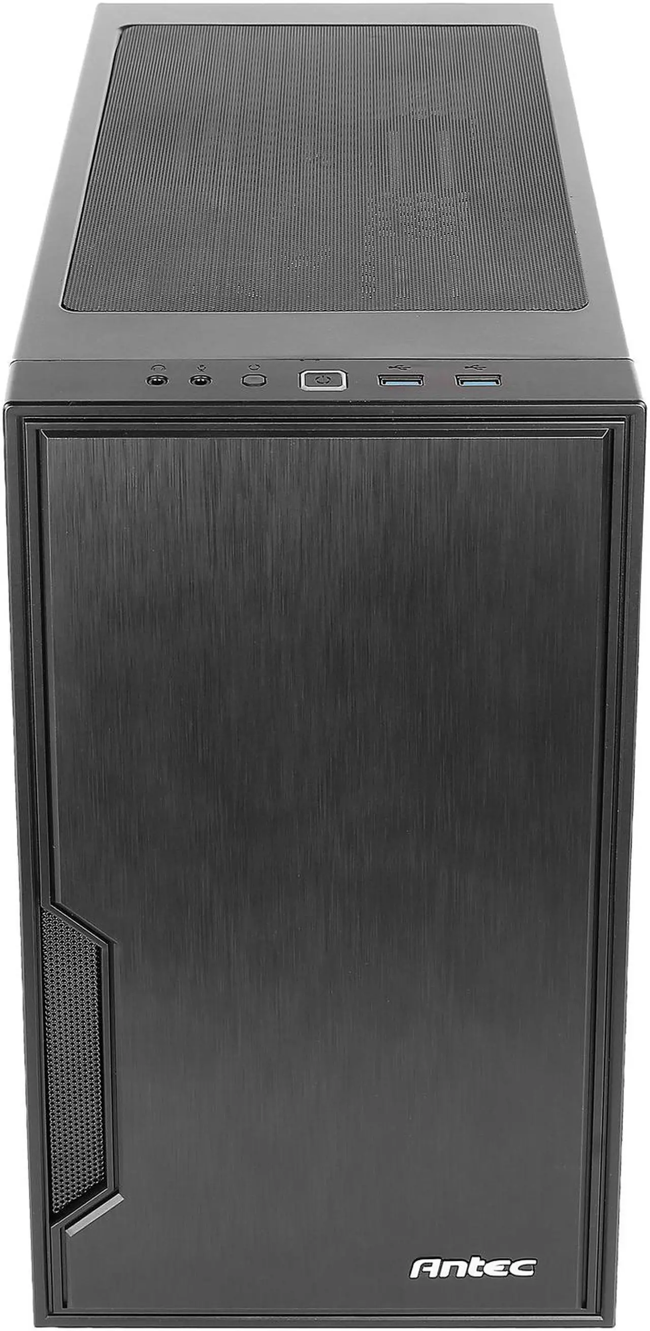 Alt view image 3 of 13 - Antec Value Solution Series VSK10 Highly Functional Micro-ATX Case, Support 4 x 140 mm Fan and 280 mm Radiator, 2 x USB3.0