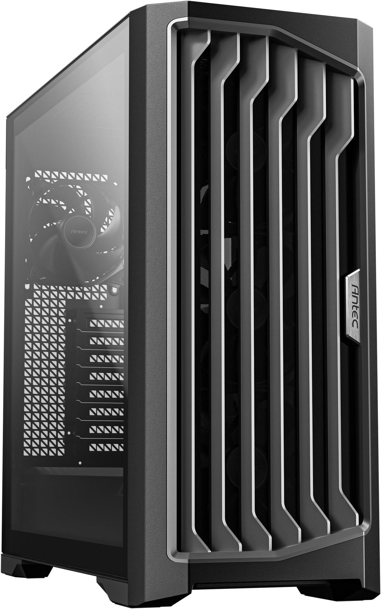 Antec Performance 1 FT, RTX 40 Series GPU Support, Temp. Display, 4 x Storm T3 PWM Fans, Type-C Ready, Dual Tempered Glass Side Panels, Removable Top Fan/Radiator Bracket, Mesh Front Panel, Full-Tower E-ATX PC Case