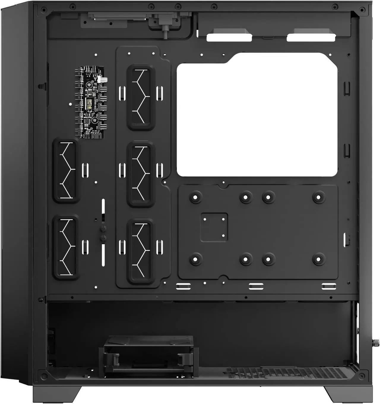 Alt view image 5 of 7 - Antec Performance Series P20C ARGB, Massive Metal Mesh Front Panel, 3 x 120mm ARGB Fans & ARGB Hub, Type-C 3.2 Gen2 Ready, 2 x 360 mm Radiator Simultaneously, GPU Bracket, Mid-Tower E-ATX PC Case