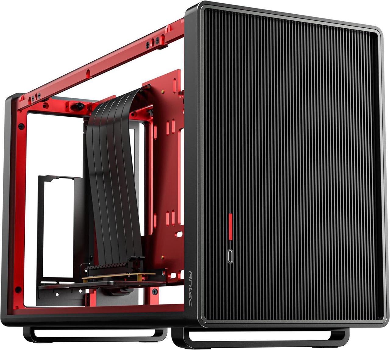 Alt view image 2 of 9 - Antec Performance 1 M Black Aluminum / Steel / Plastic Small Form Factor Computer Case