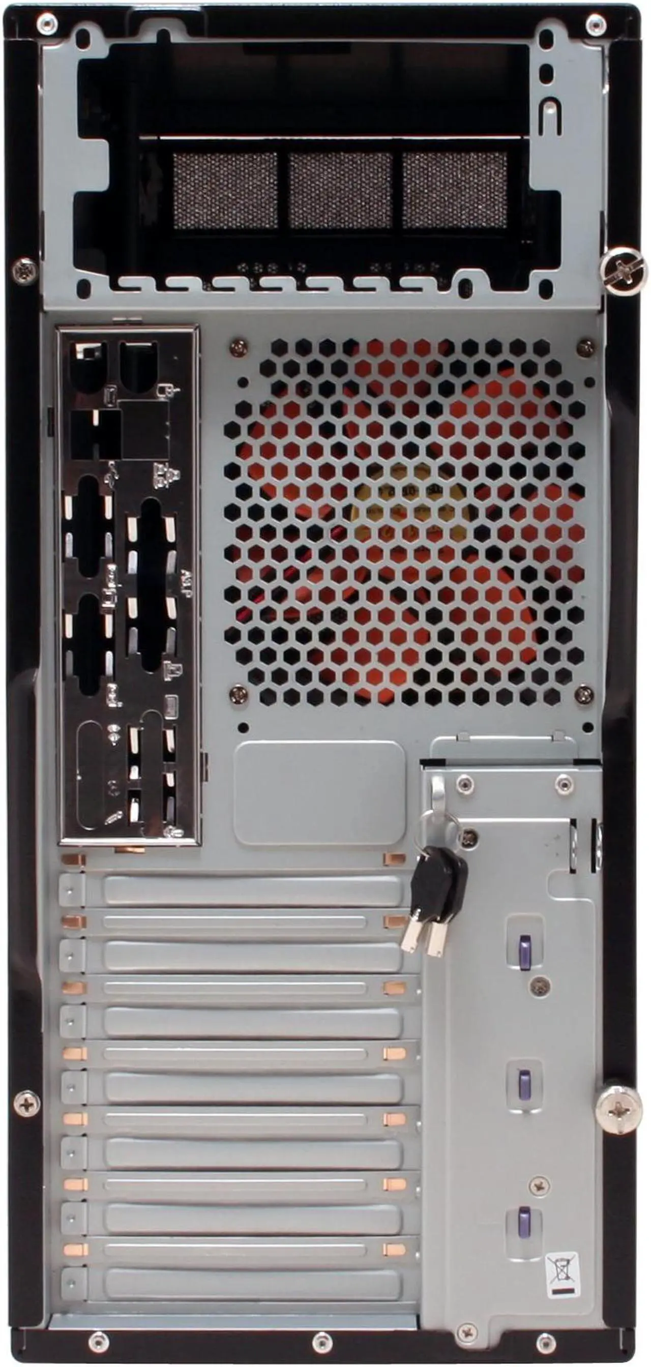 Alt view image 7 of 12 - Thermaltake matrix VD2000BNS Black/ Silver SECC Japanese steel ATX Mid Tower Computer Case
