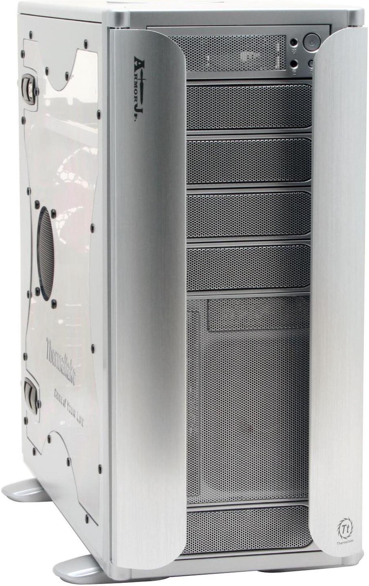 Alt view image 2 of 15 - Thermaltake Armor Jr VC3000SWA Silver Aluminum ATX Mid Tower Computer Case