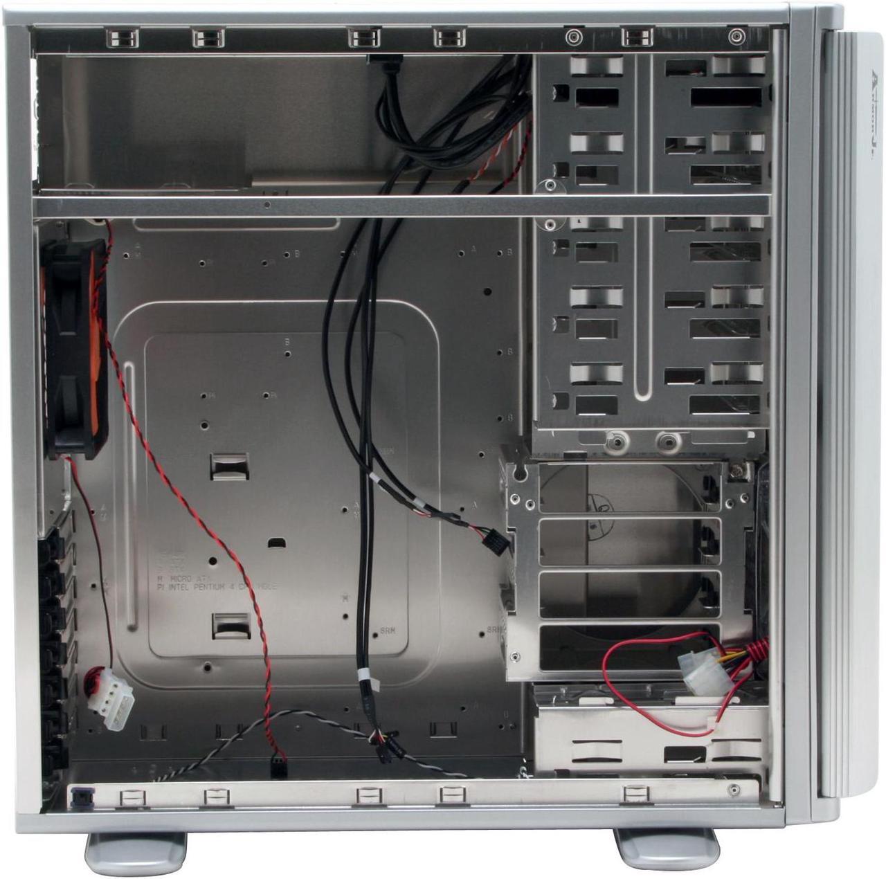 Alt view image 9 of 15 - Thermaltake Armor Jr VC3000SWA Silver Aluminum ATX Mid Tower Computer Case