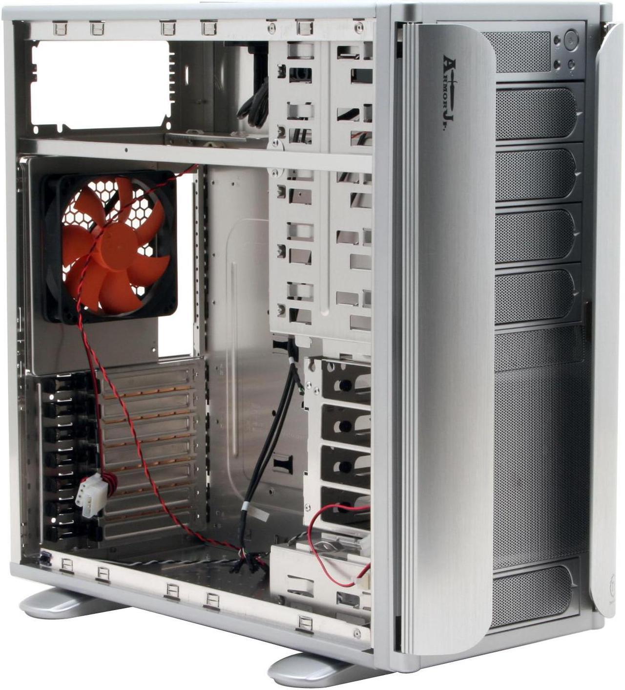 Alt view image 10 of 15 - Thermaltake Armor Jr VC3000SWA Silver Aluminum ATX Mid Tower Computer Case