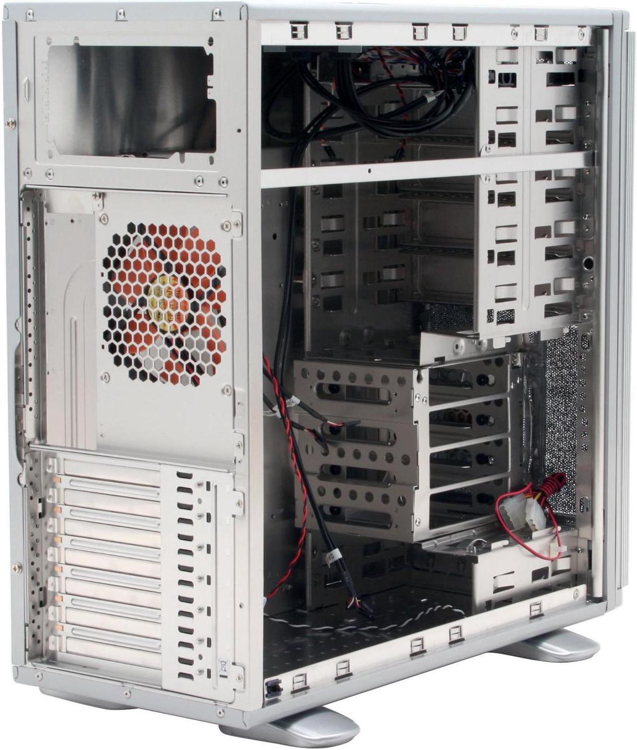 Alt view image 11 of 15 - Thermaltake Armor Jr VC3000SWA Silver Aluminum ATX Mid Tower Computer Case
