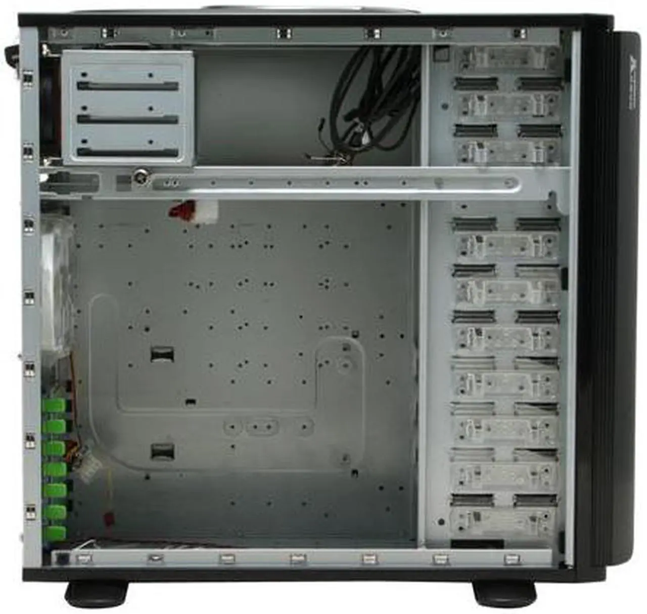 Alt view image 8 of 16 - Thermaltake Armor Series VA8003BWS Black Full Tower Case w/ 25CM Fan