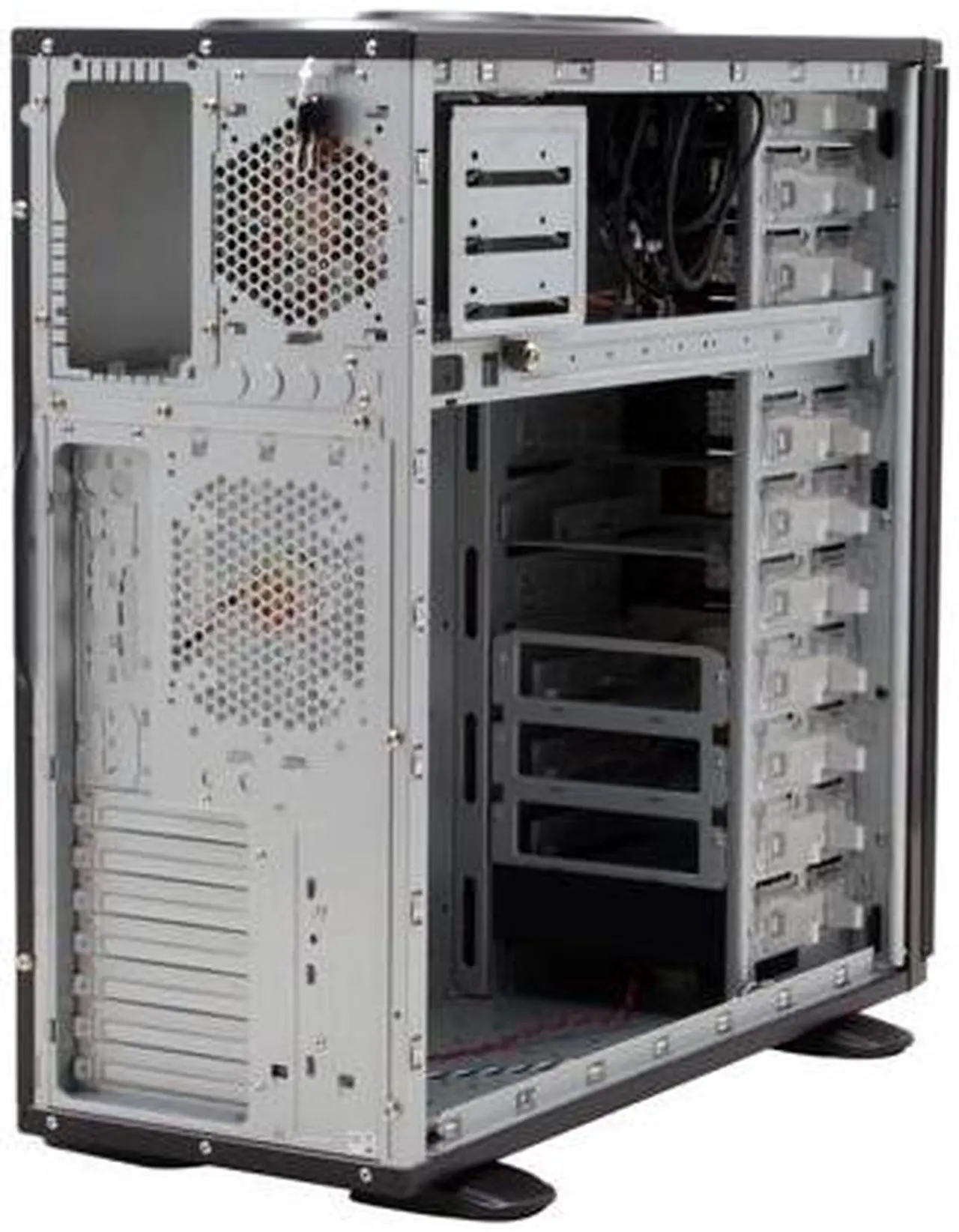 Alt view image 7 of 16 - Thermaltake Armor Series VA8003BWS Black Full Tower Case w/ 25CM Fan