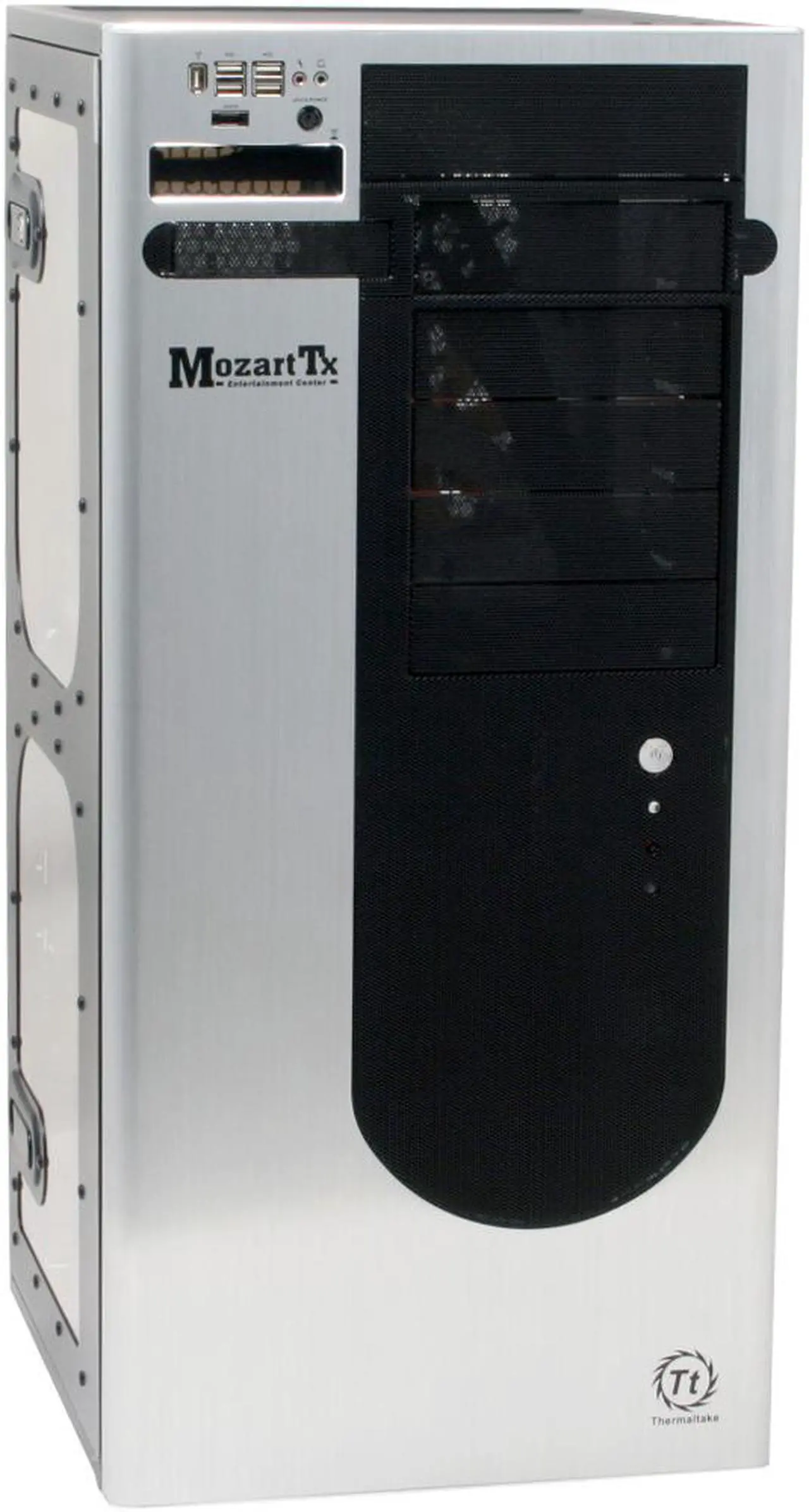 Main image of Thermaltake Black/Silver Aluminum Side Panel / SECC Body MozartTx VE1000BWS Cube Tower