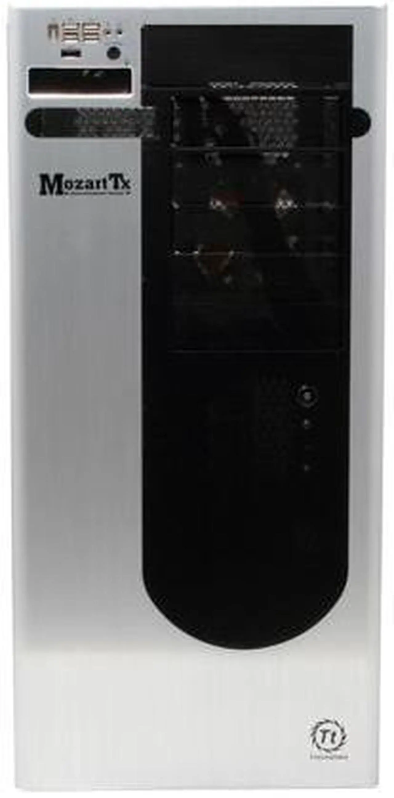 Alt view image 3 of 10 - Thermaltake Black/Silver Aluminum Side Panel / SECC Body MozartTx VE1000BWS Cube Tower