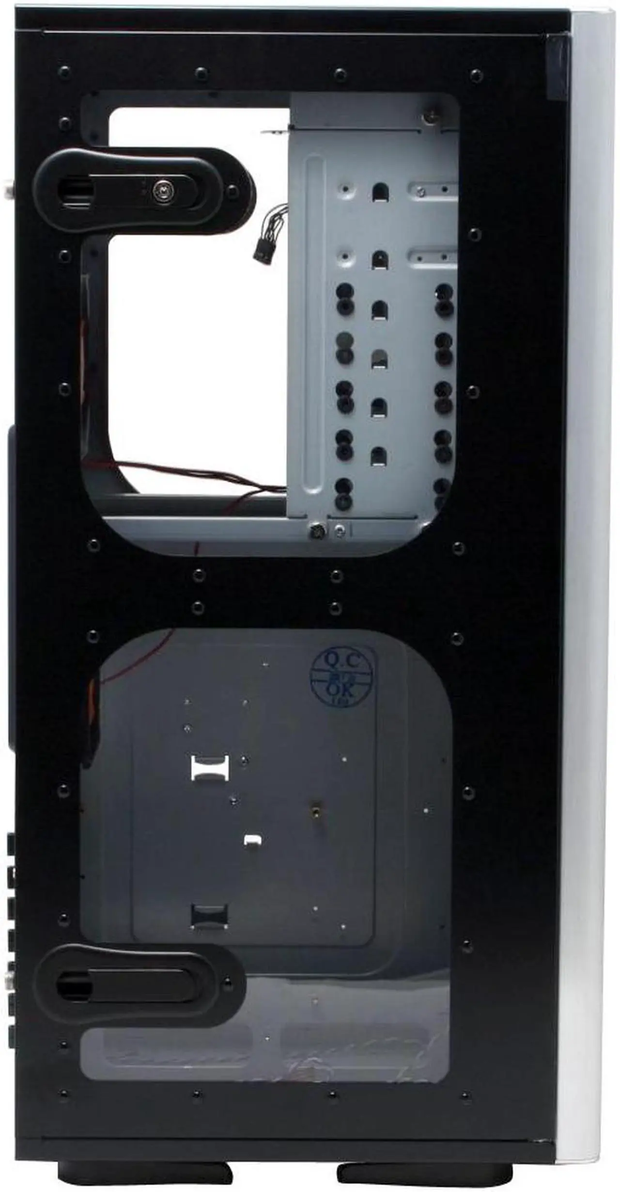Alt view image 5 of 10 - Thermaltake Black/Silver Aluminum Side Panel / SECC Body MozartTx VE1000BWS Cube Tower