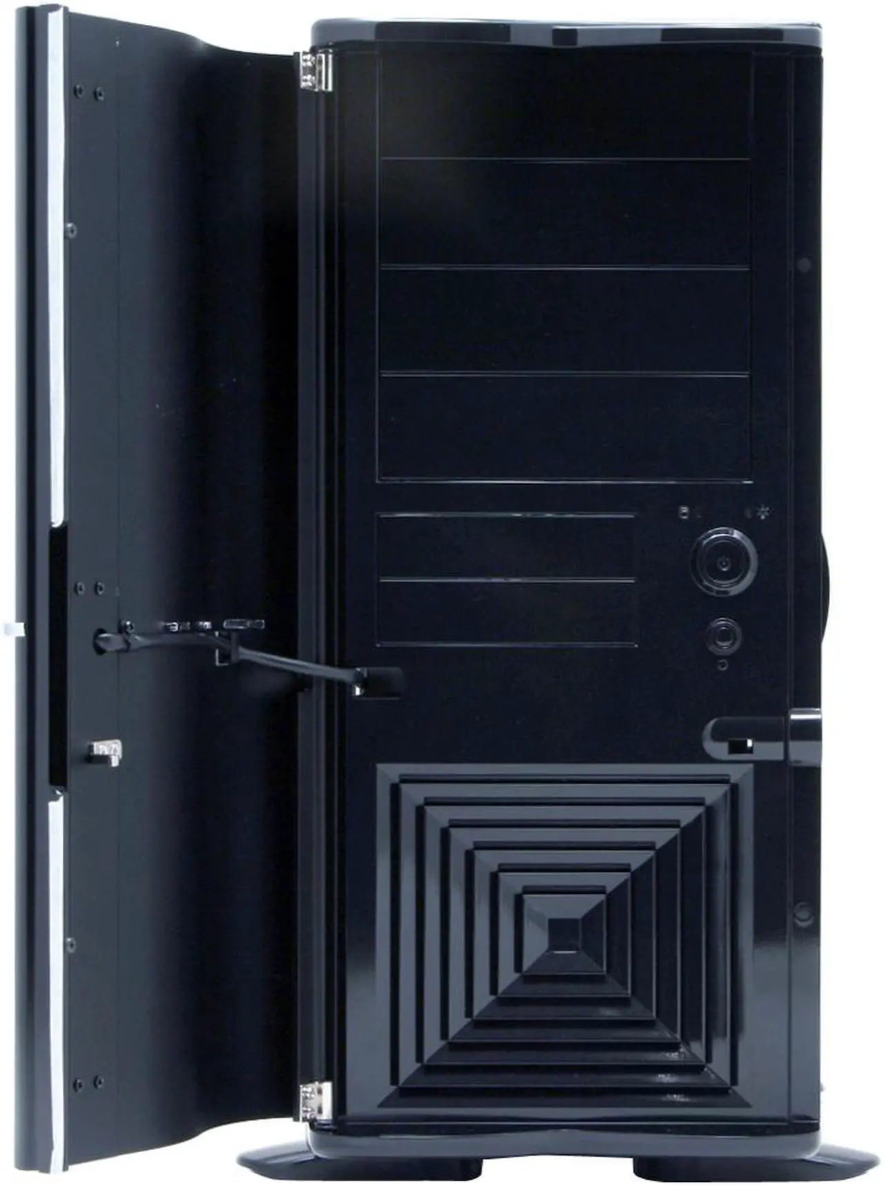 Alt view image 4 of 14 - Thermaltake Soprano DX VE7000BWS Black 0.8mm SECC Chassis/ Aluminum Front Bezel ATX Mid Tower Computer Case