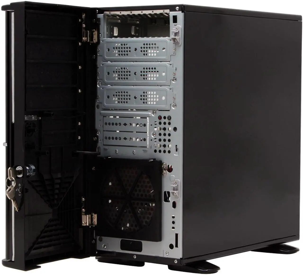Alt view image 5 of 14 - Thermaltake Soprano DX VE7000BWS Black 0.8mm SECC Chassis/ Aluminum Front Bezel ATX Mid Tower Computer Case