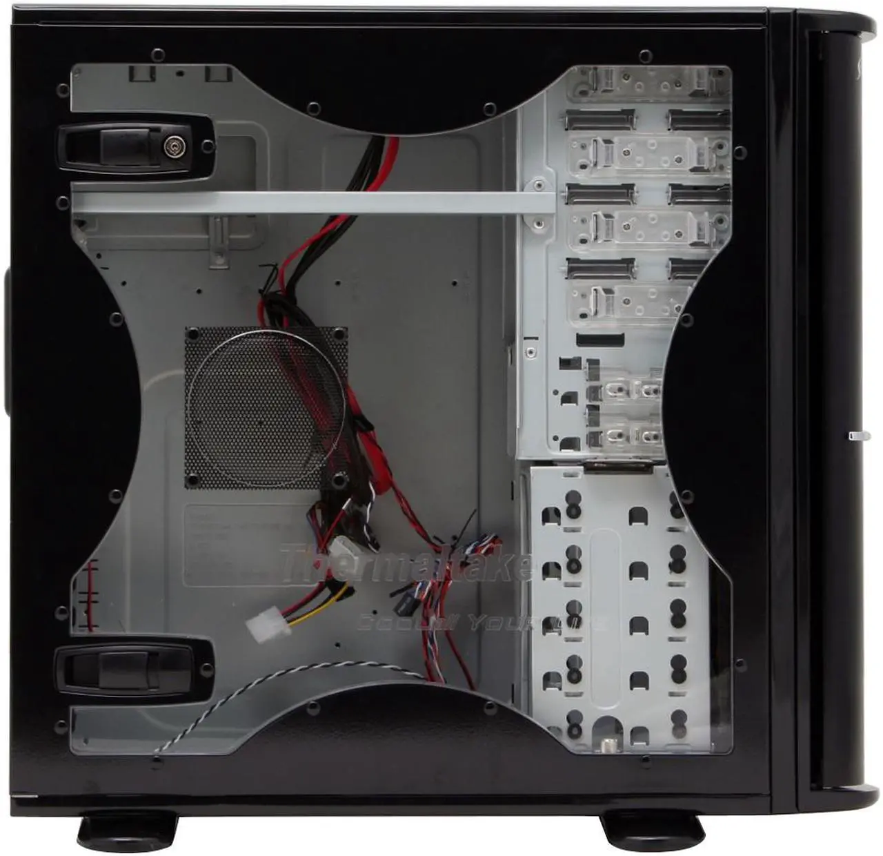 Alt view image 6 of 14 - Thermaltake Soprano DX VE7000BWS Black 0.8mm SECC Chassis/ Aluminum Front Bezel ATX Mid Tower Computer Case