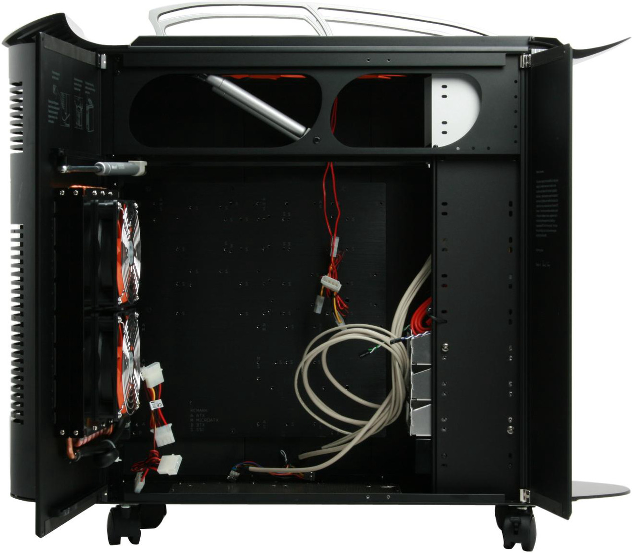 Thermaltake SwordM VD500LBNA Black/ Silver Liquid Cooling Computer Case ...