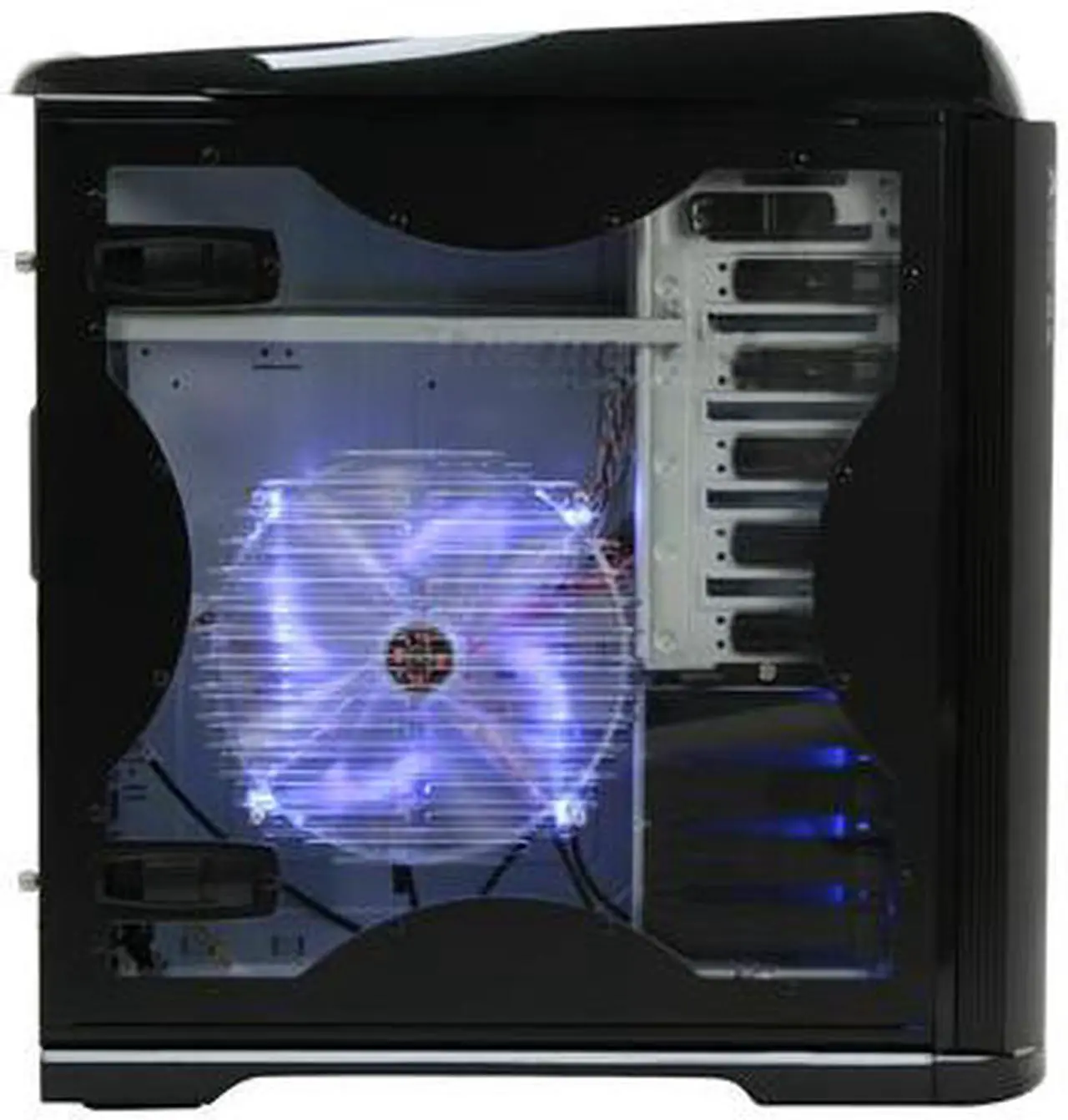 Alt view image 6 of 14 - Thermaltake Armor+MX VH8000BWS Black Aluminum / Steel ATX Mid Tower Computer Case