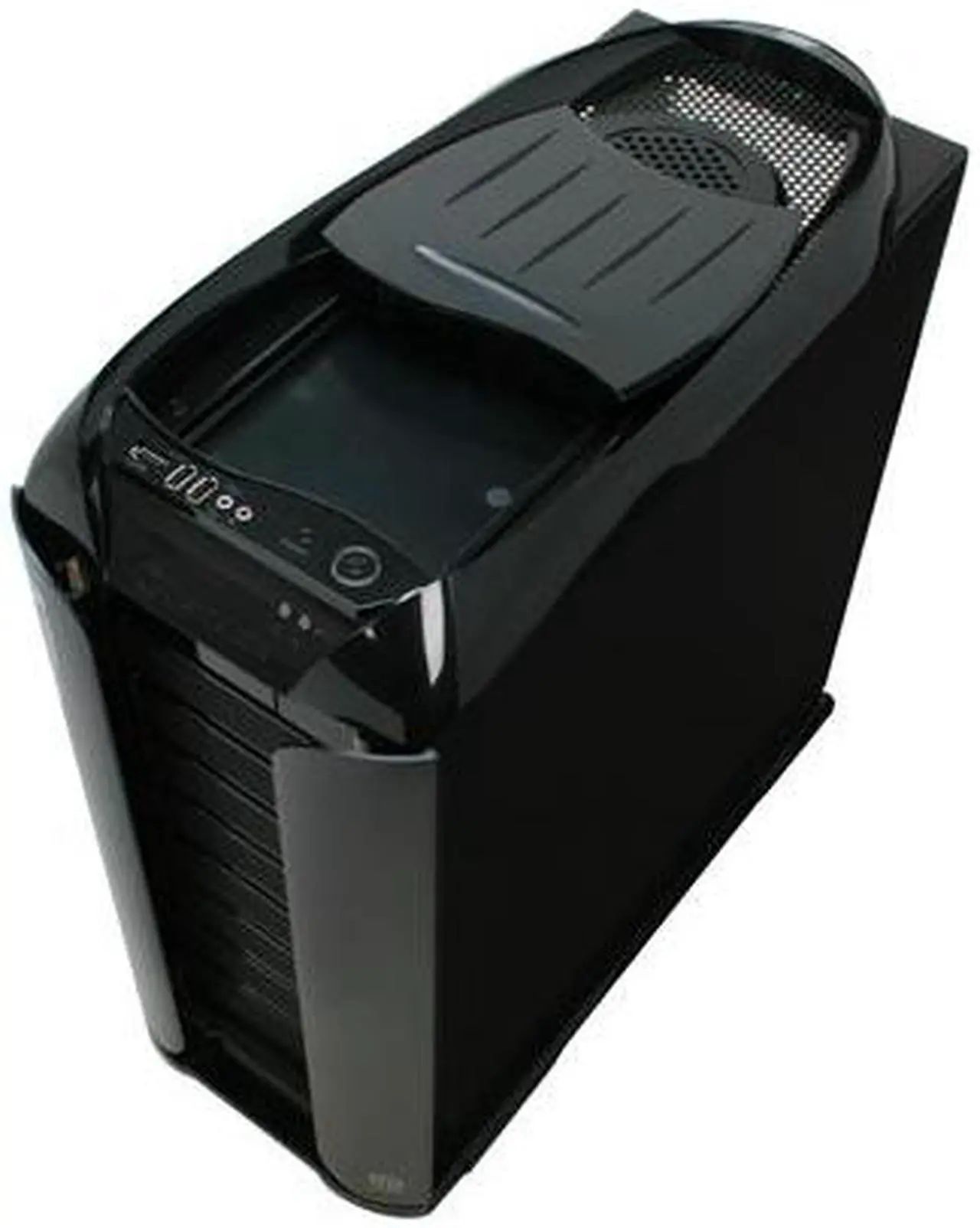 Alt view image 11 of 14 - Thermaltake Armor+MX VH8000BWS Black Aluminum / Steel ATX Mid Tower Computer Case