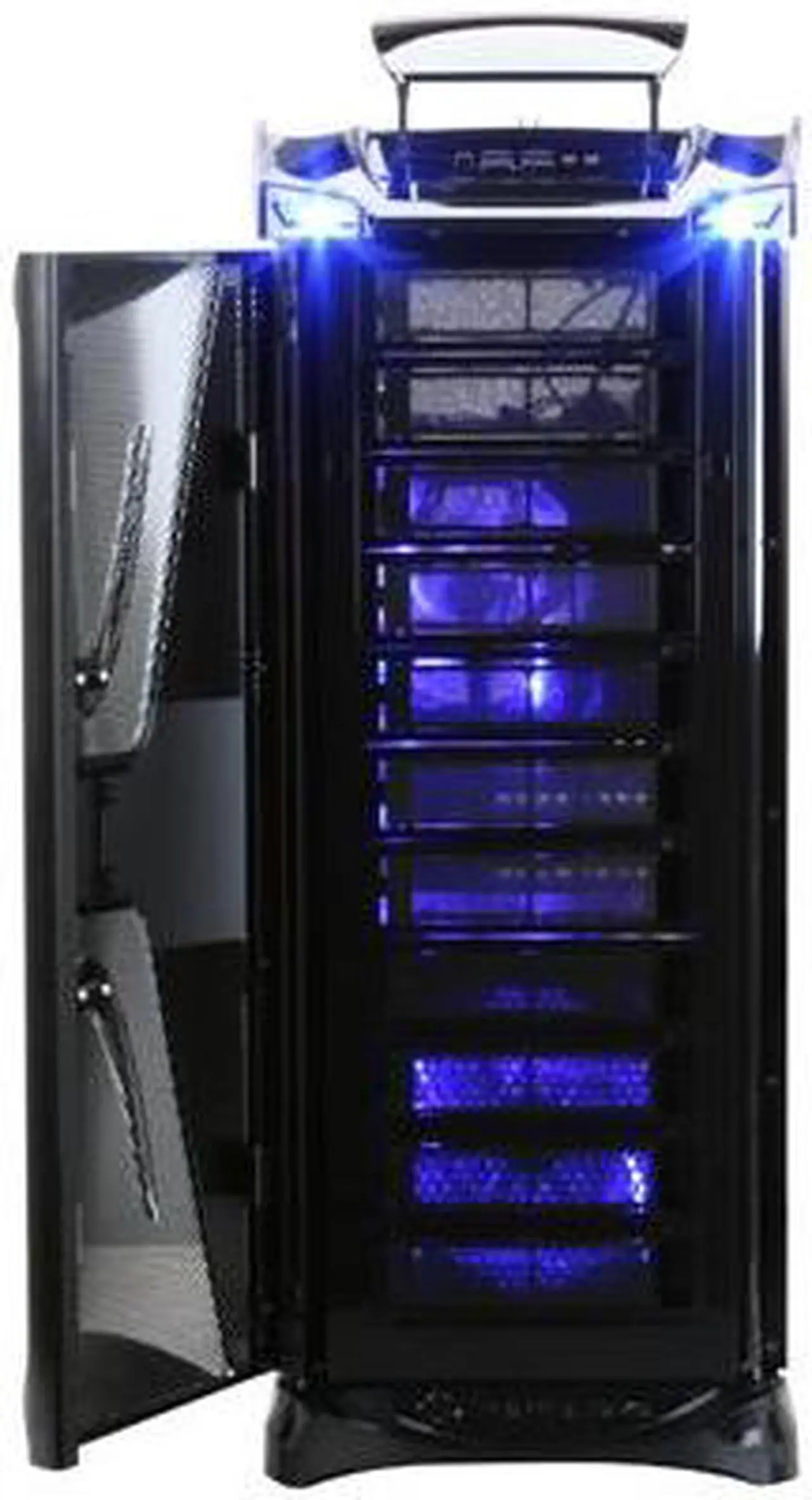 Alt view image 4 of 13 - Thermaltake Xaser VI VG4000BNSB Black Aluminum ATX Full Tower Computer Case