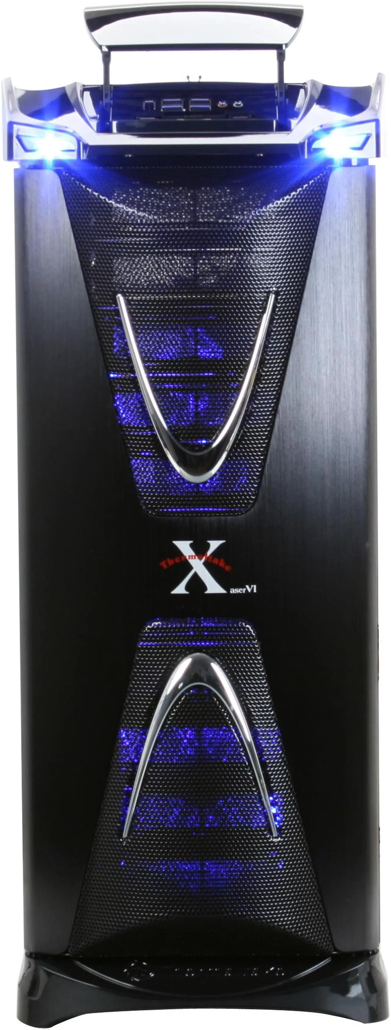 Alt view image 2 of 13 - Thermaltake Xaser VI VG4000BNSB Black Aluminum ATX Full Tower Computer Case