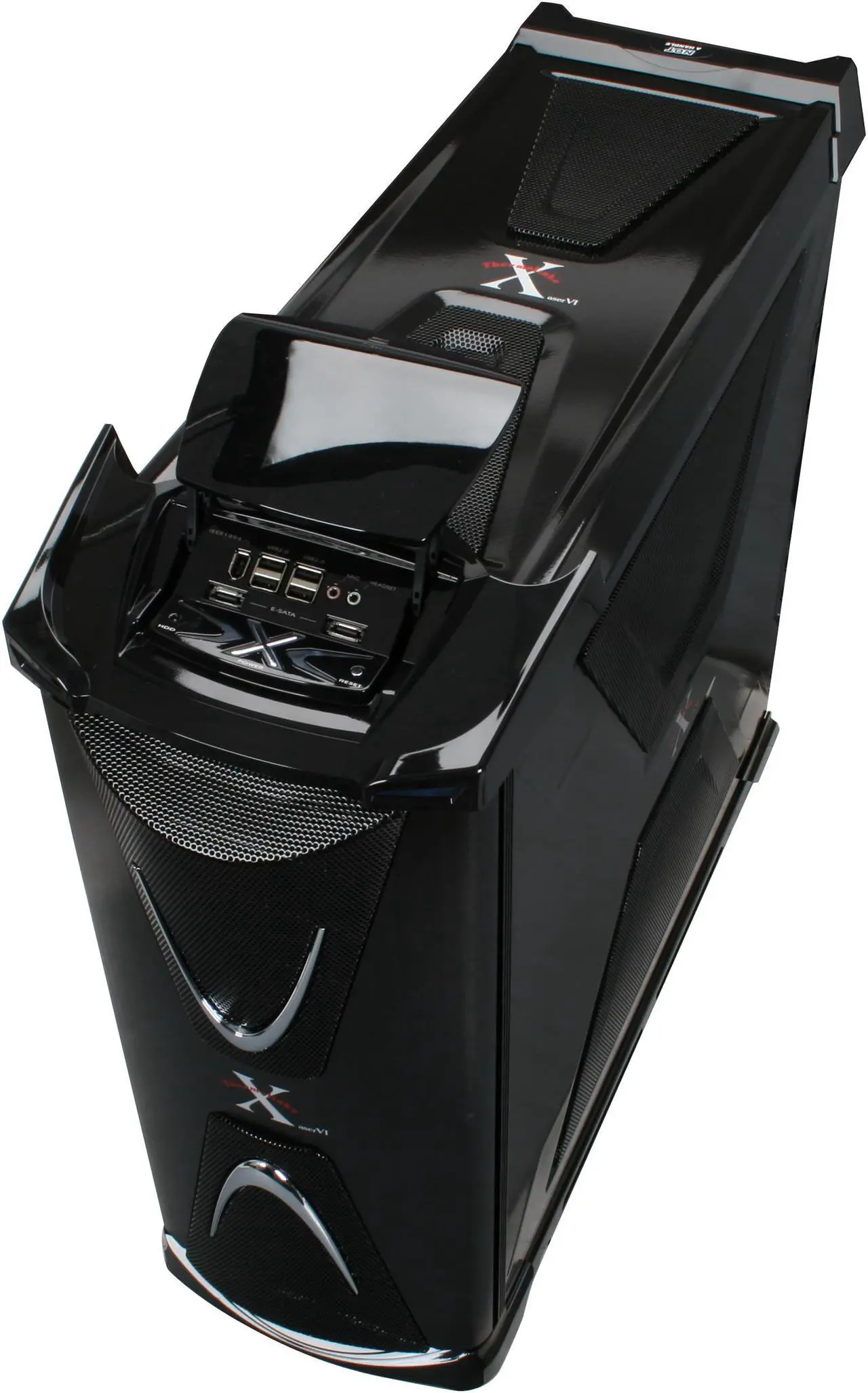Alt view image 10 of 13 - Thermaltake Xaser VI VG4000BNSB Black Aluminum ATX Full Tower Computer Case