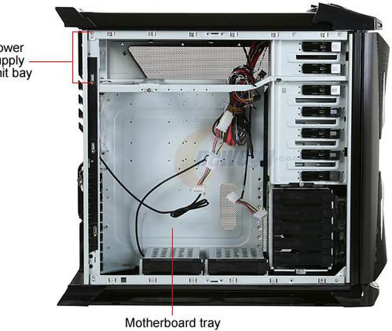 Alt view image 8 of 13 - Thermaltake Xaser VI VG4000BNSB Black Aluminum ATX Full Tower Computer Case