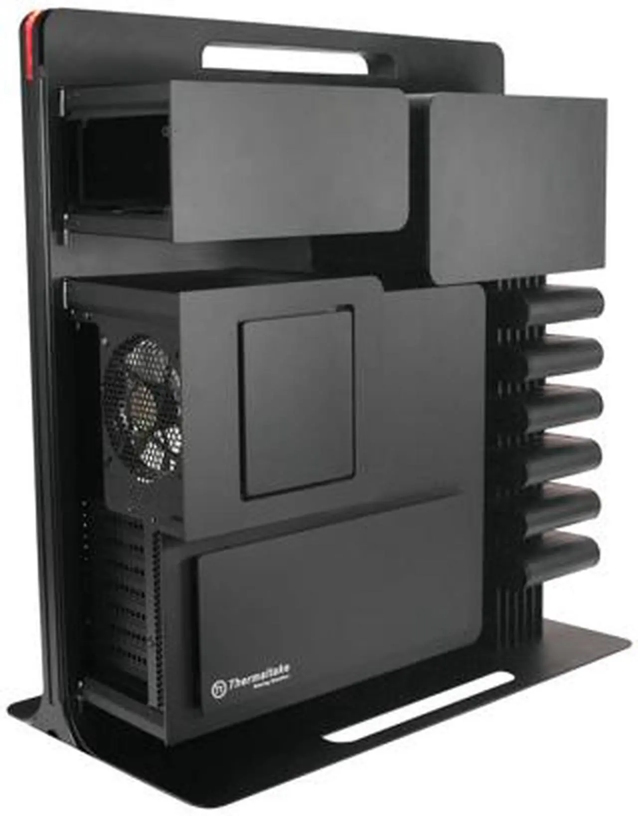Alt view image 3 of 12 - Thermaltake Level 10 VL30001N1Z Black Aluminum ATX Super Full Tower Gaming Station Computer Case