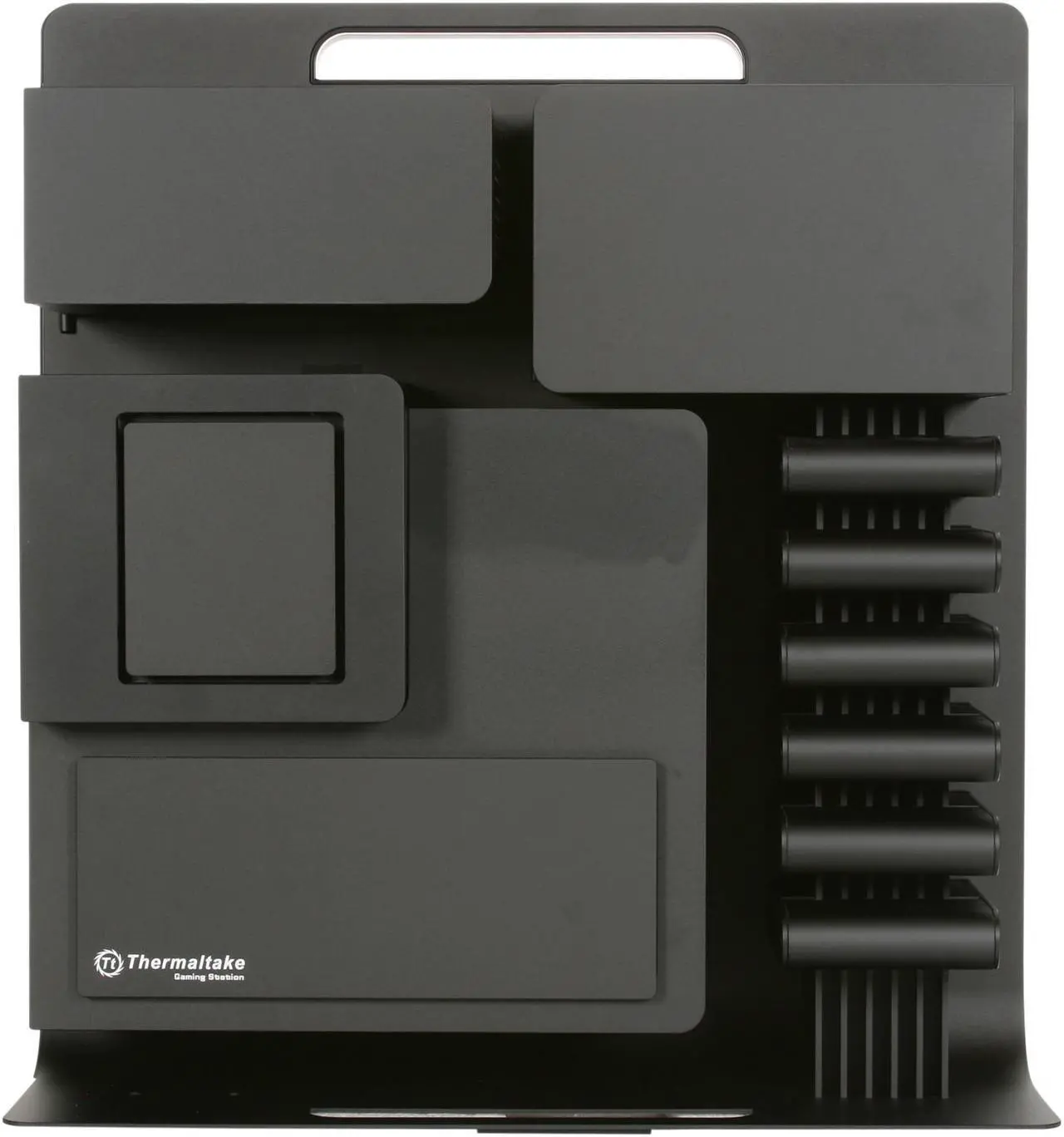 Alt view image 9 of 12 - Thermaltake Level 10 VL30001N1Z Black Aluminum ATX Super Full Tower Gaming Station Computer Case